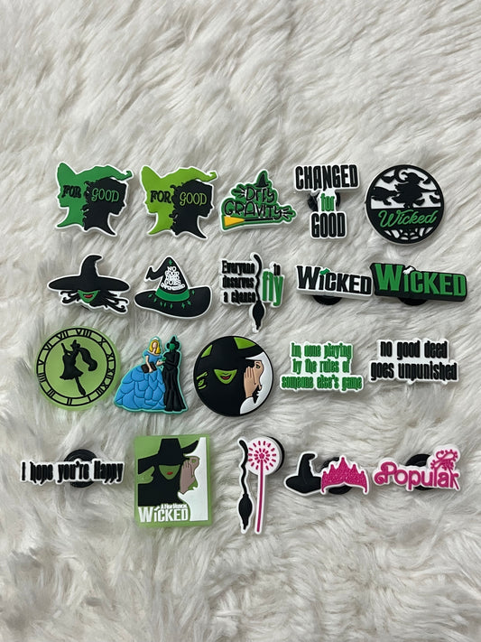 Wicked Shoe Charms