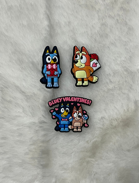 Bluey (Valentine’s Day) Shoe Charms