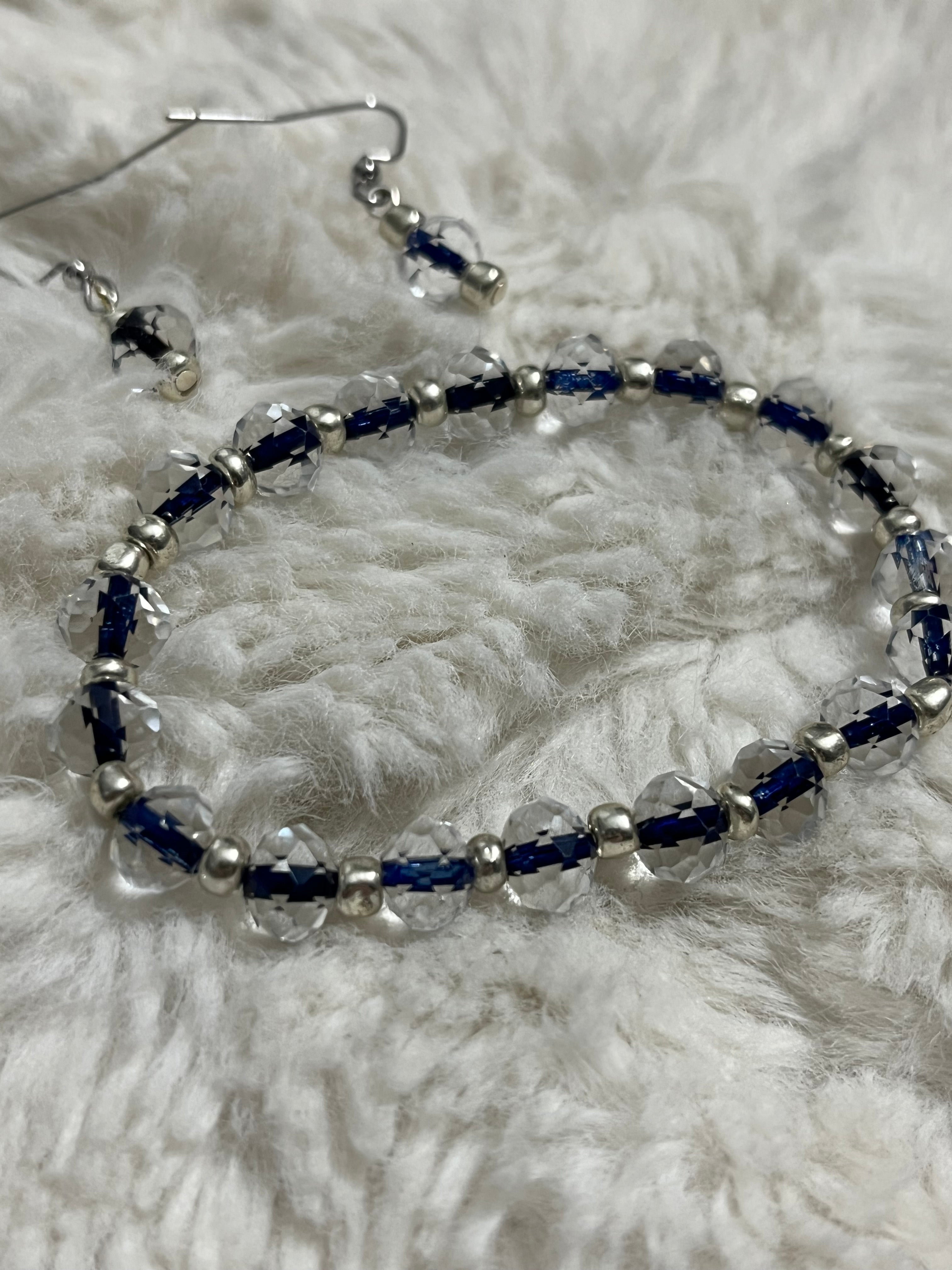 Midnight Crystal Bracelet Set