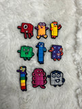 Numberblocks Shoe Charms