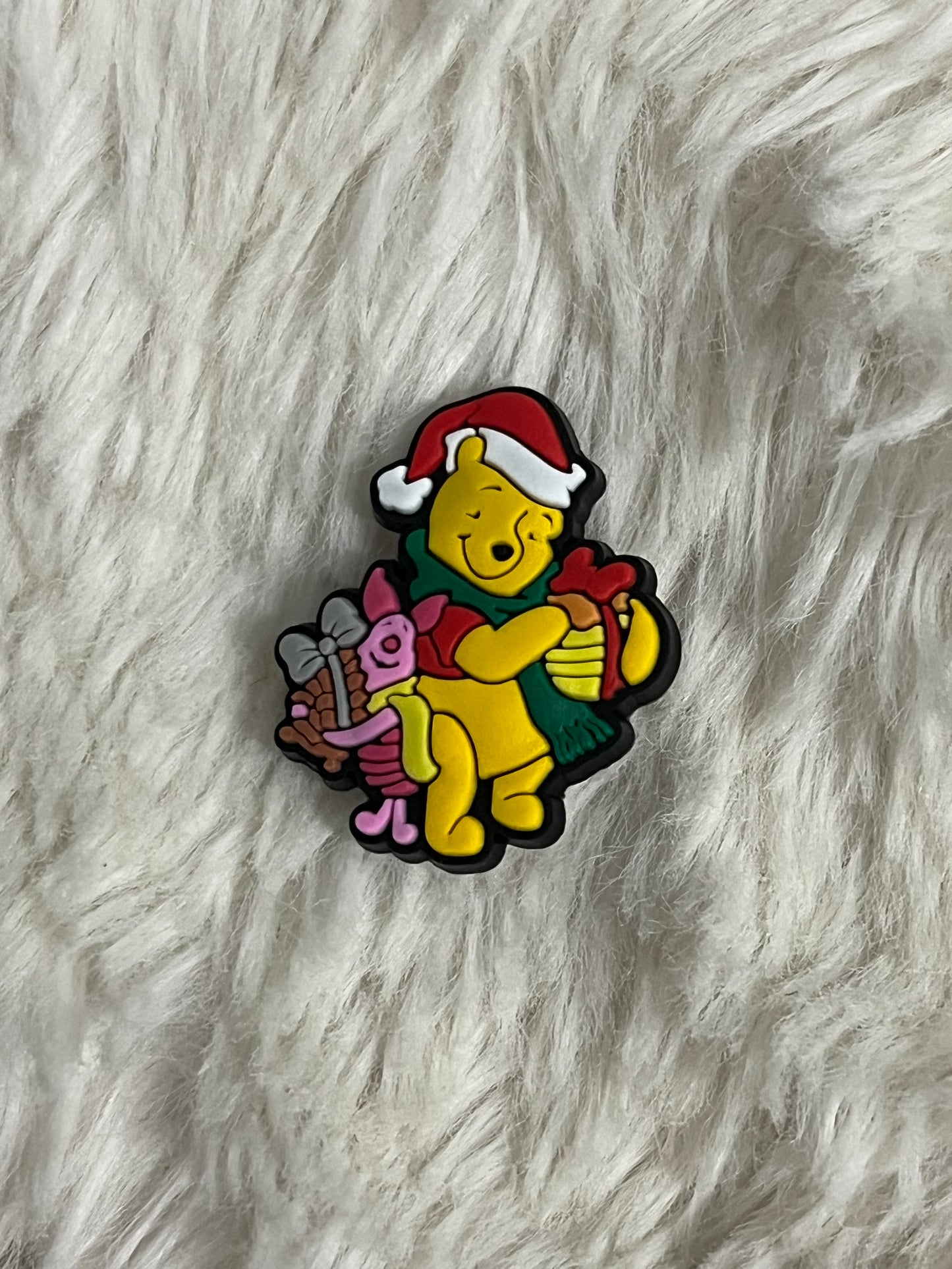 Winnie the Pooh (Christmas) Shoe Charms