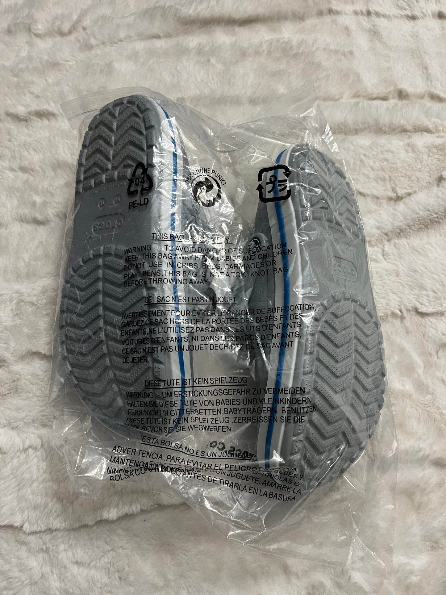 Gray Bayaband Crocs