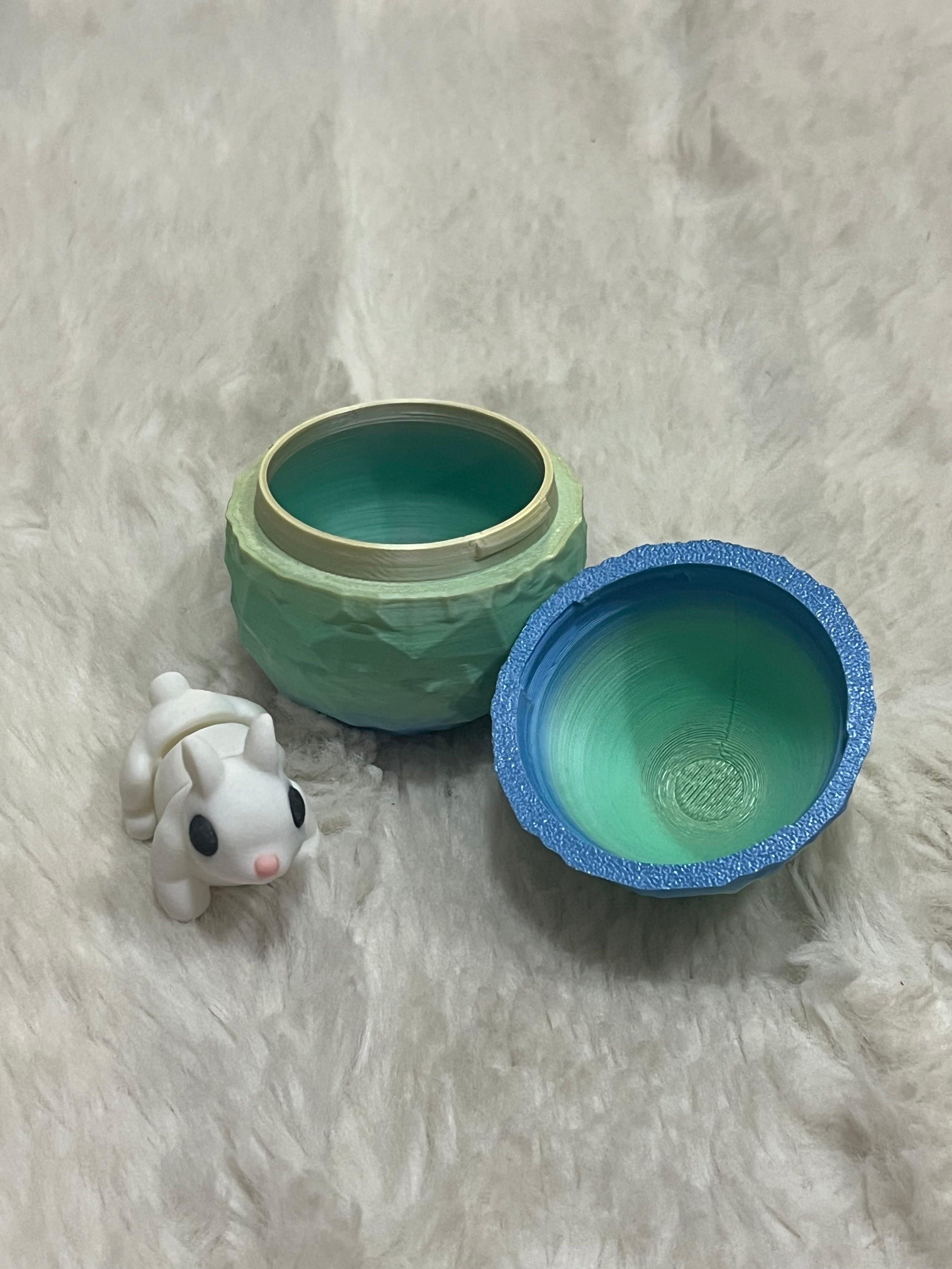 Bunny and Egg 3D Print