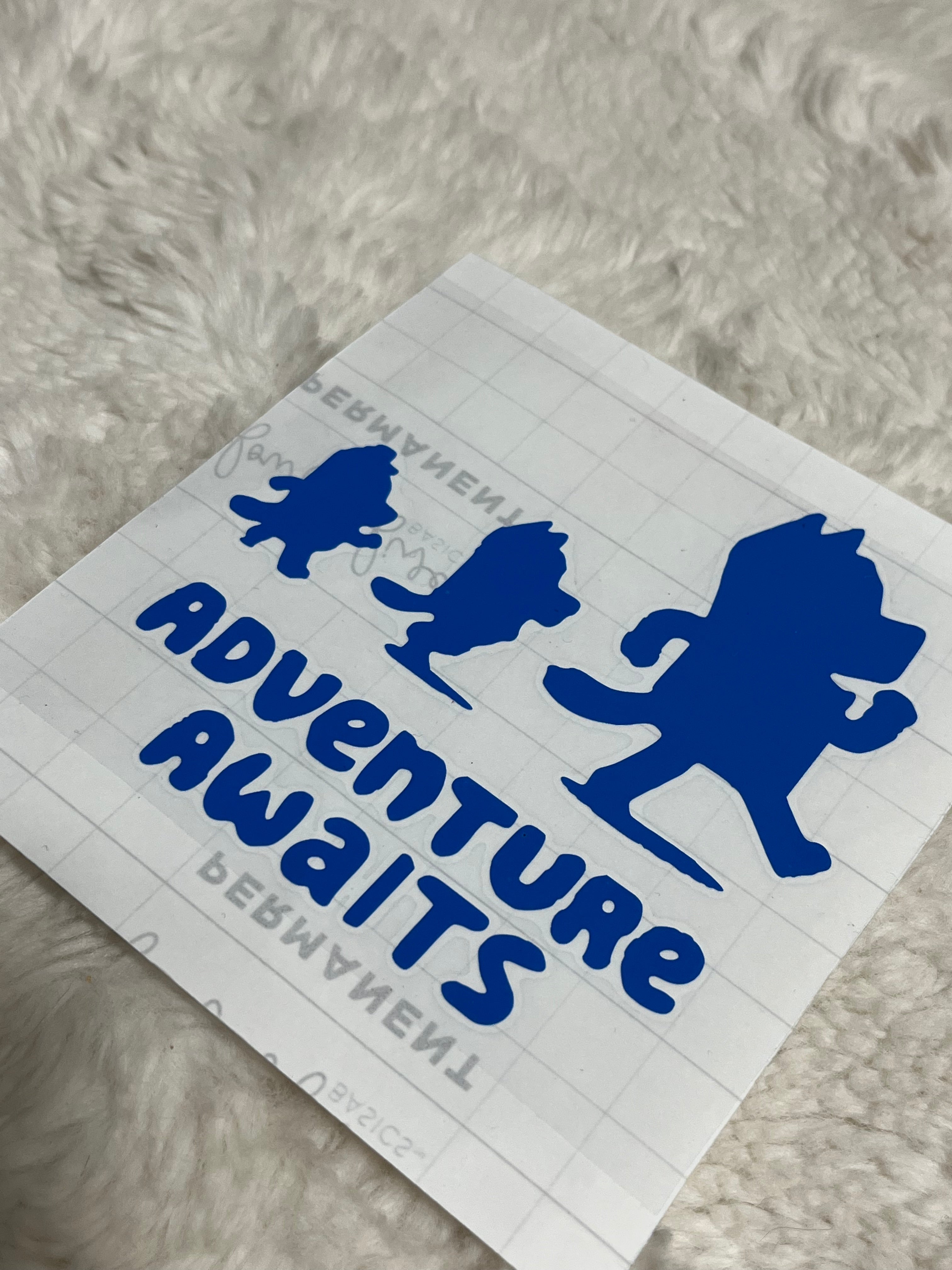 Adventure Awaits Car Decal