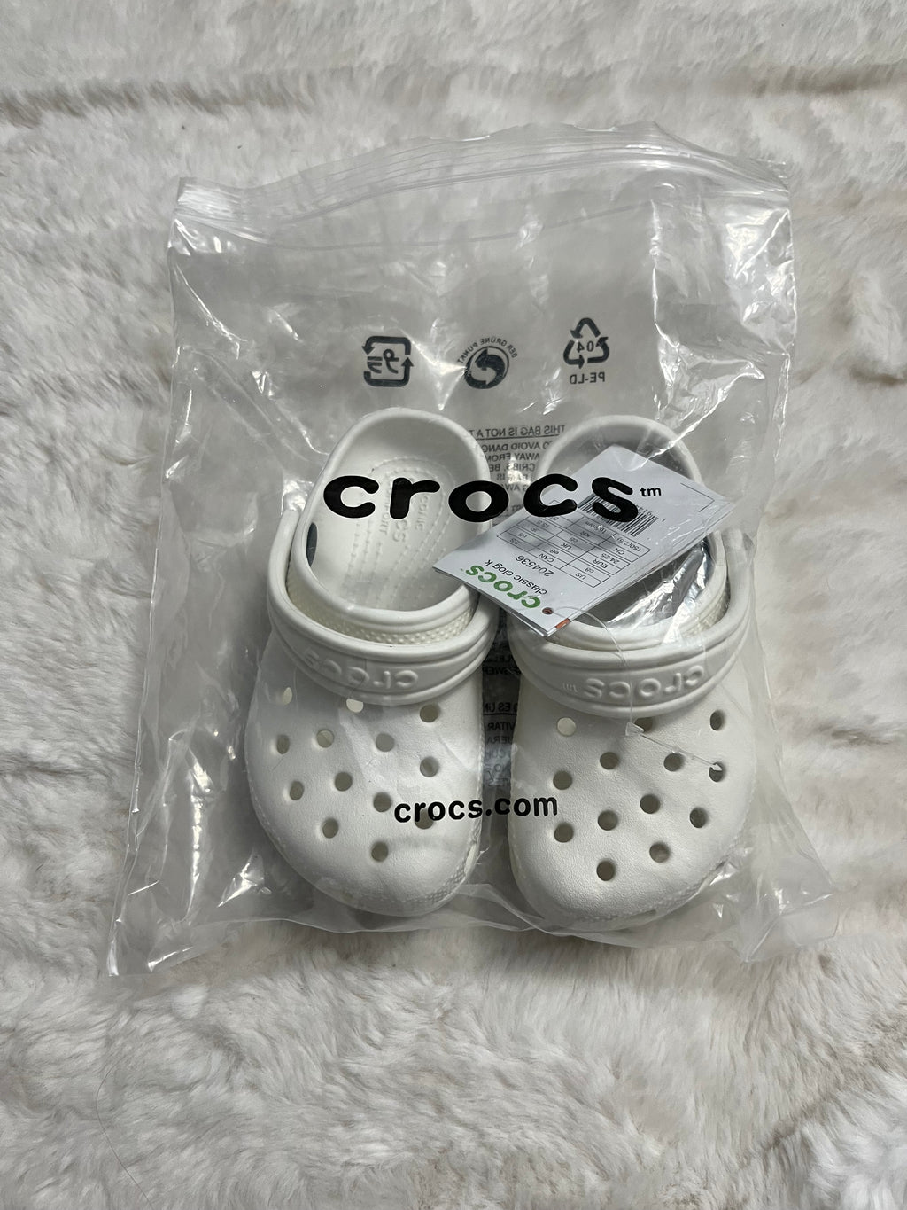 White Crocs