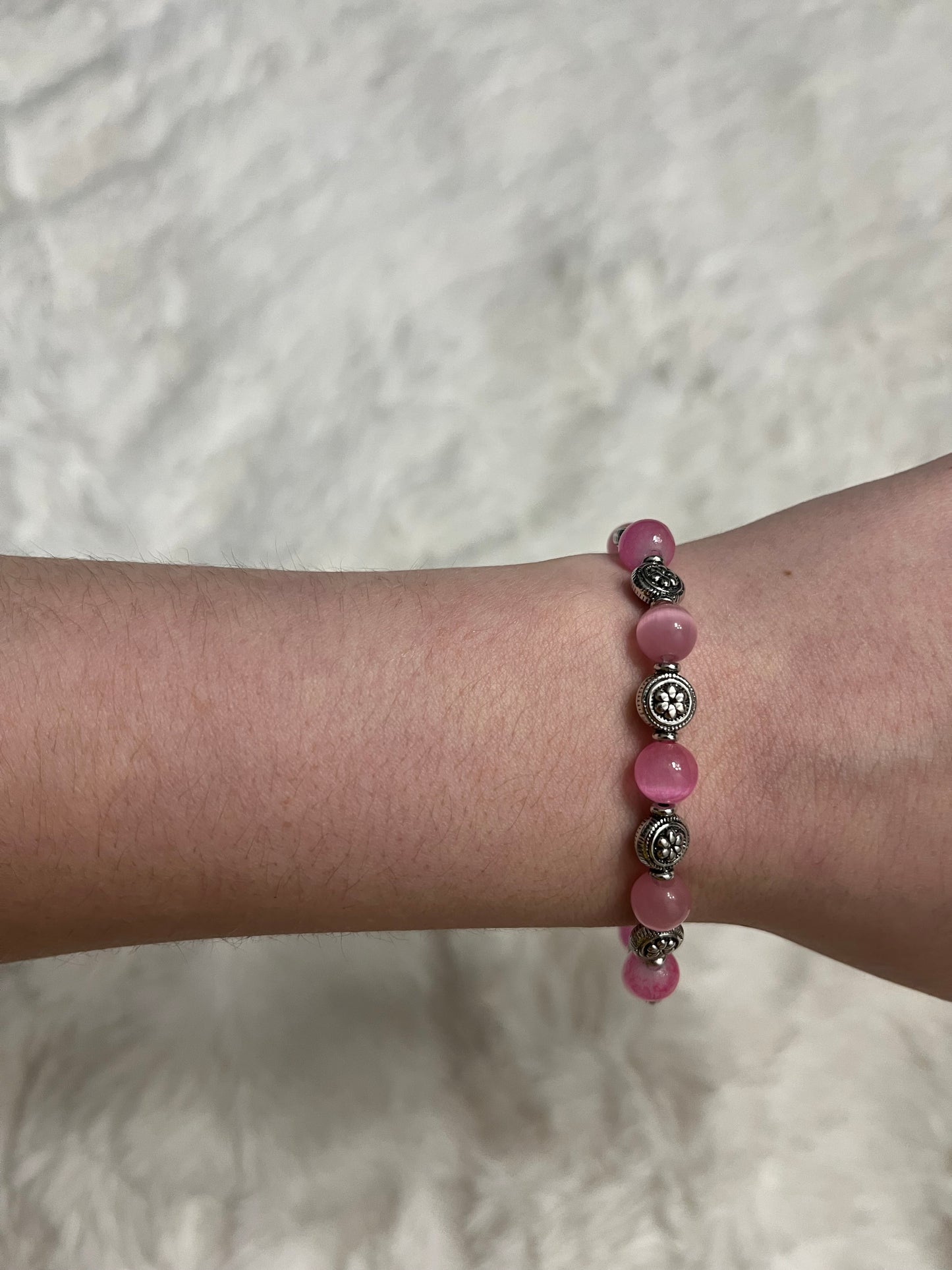 Rosy Bloom Paparazzi Bracelet