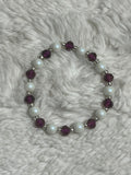 Plum Pearl Bracelet