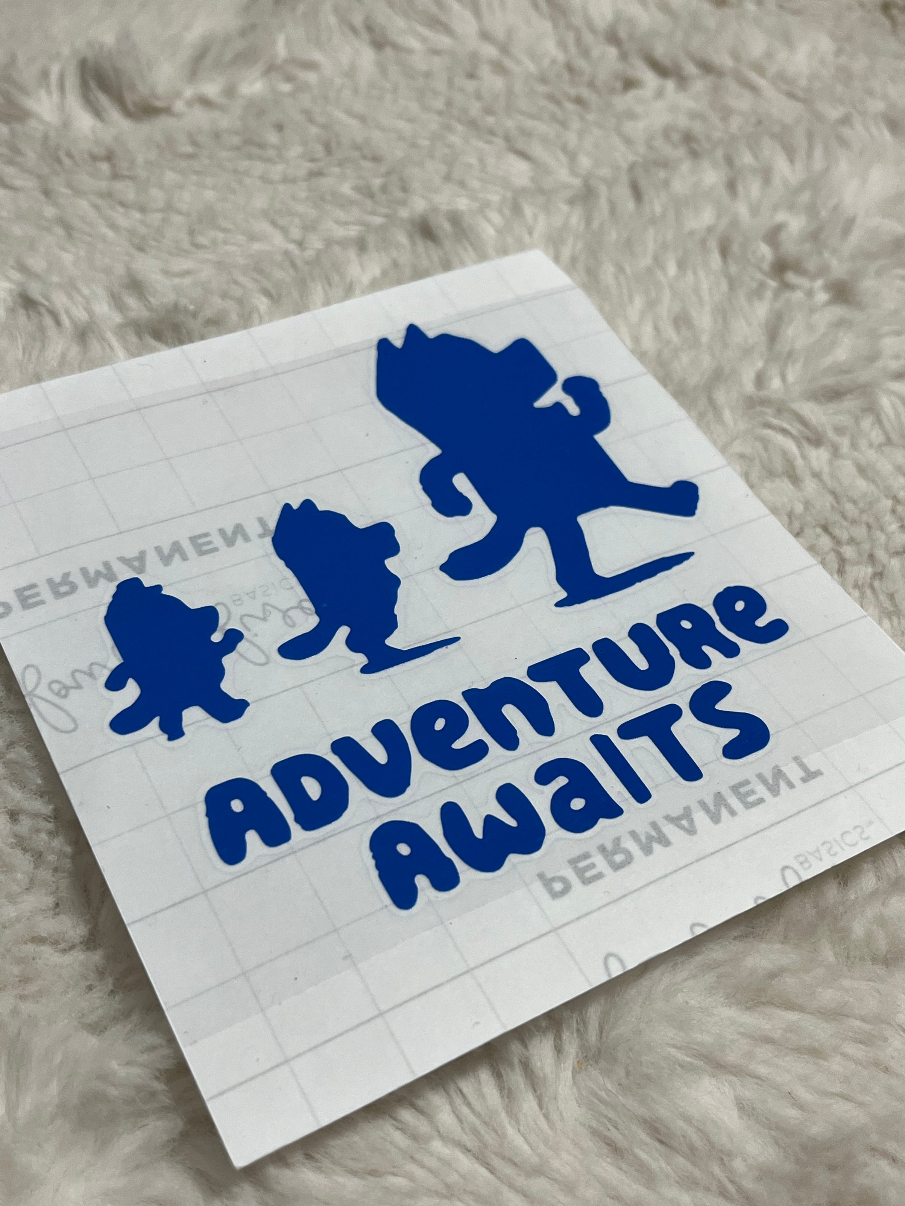Adventure Awaits Car Decal