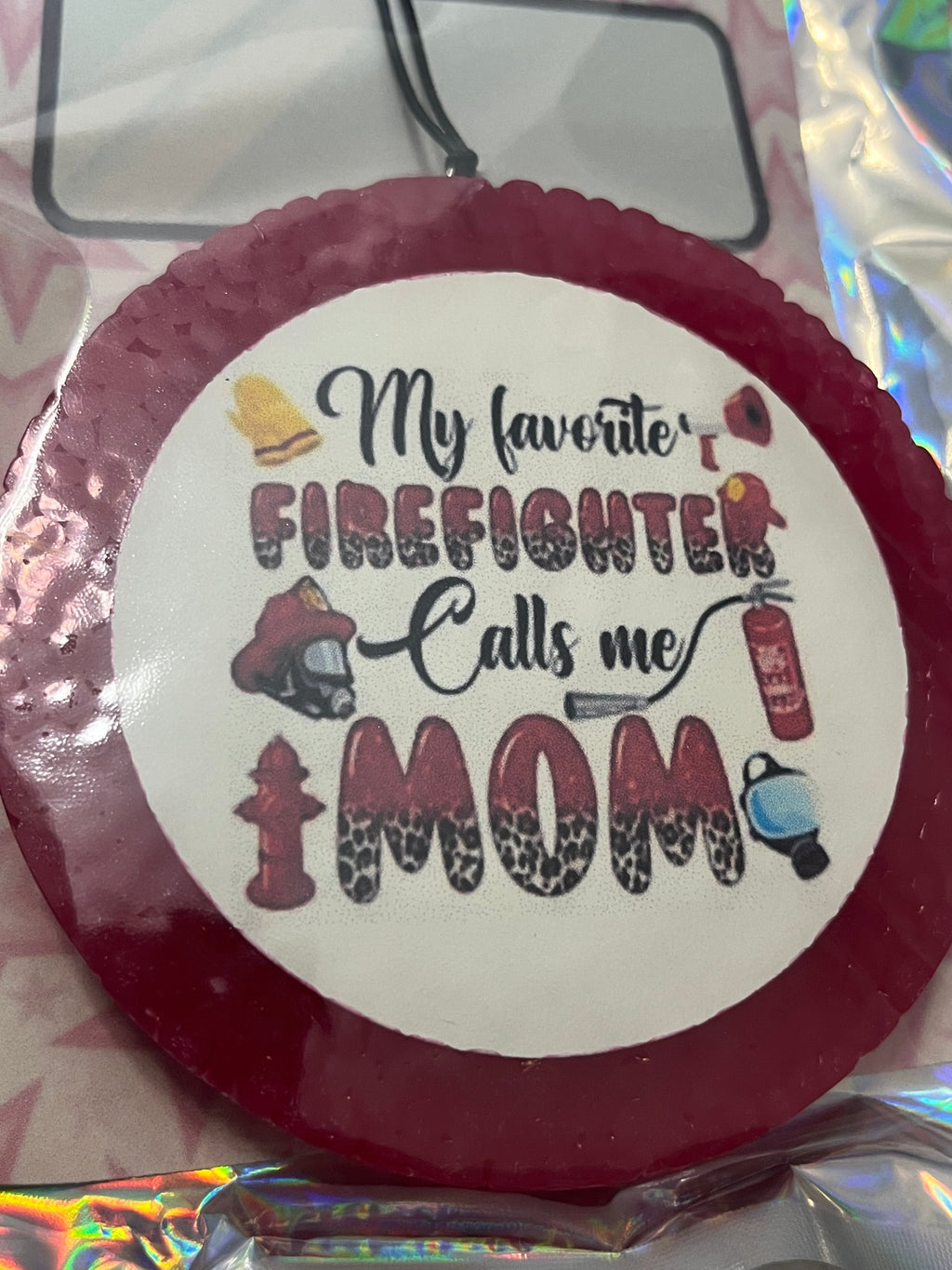Firefighter Mom Freshie