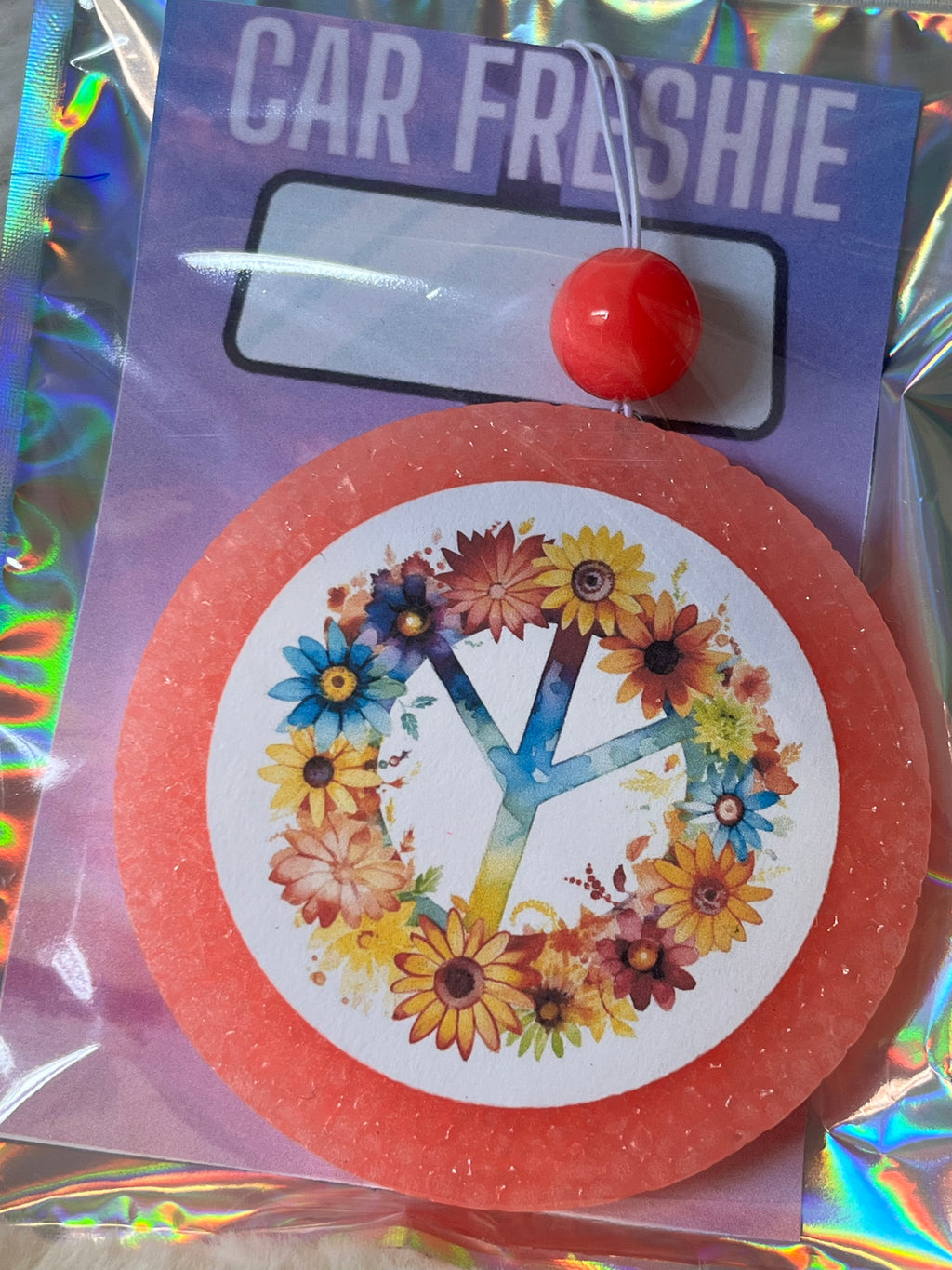 Peace Sign Car Freshie