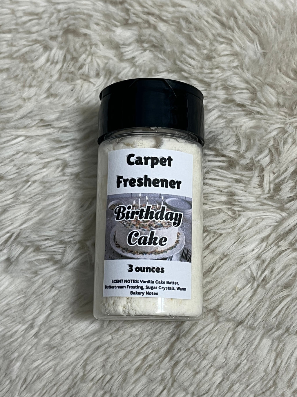 Birthday Cake Carpet Freshener
