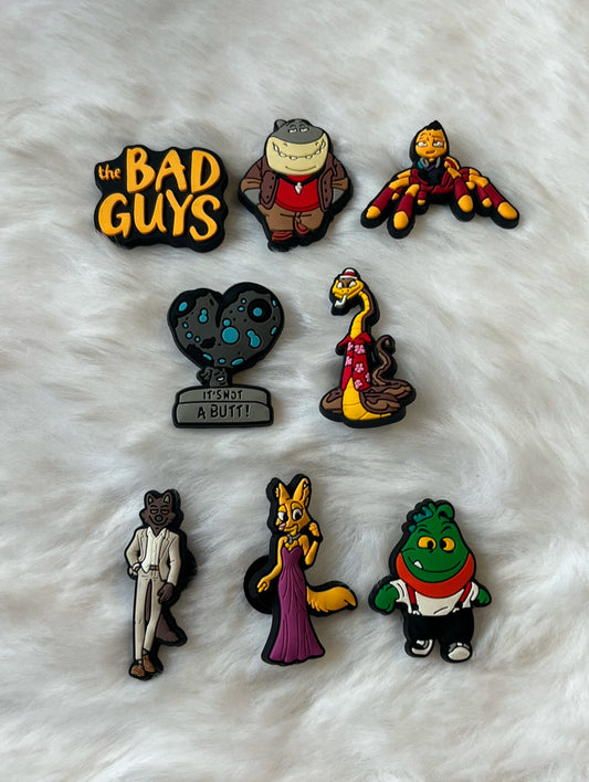 The Bad Guys Shoe Charms