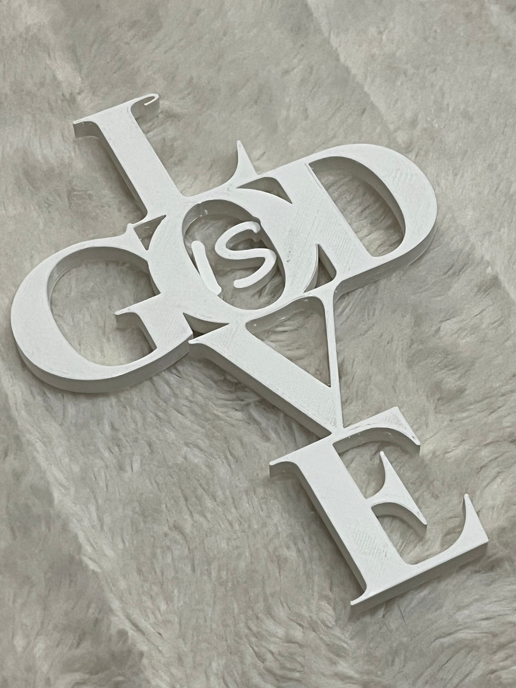 God is Love 3D Print