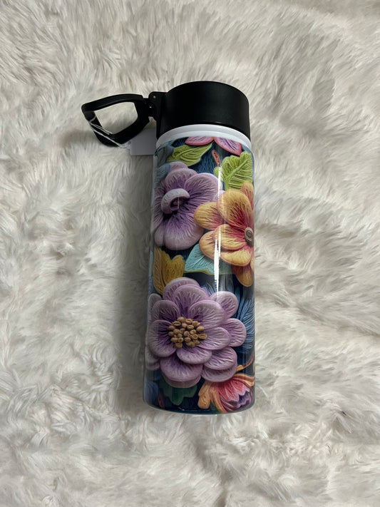 Flower Water Bottle