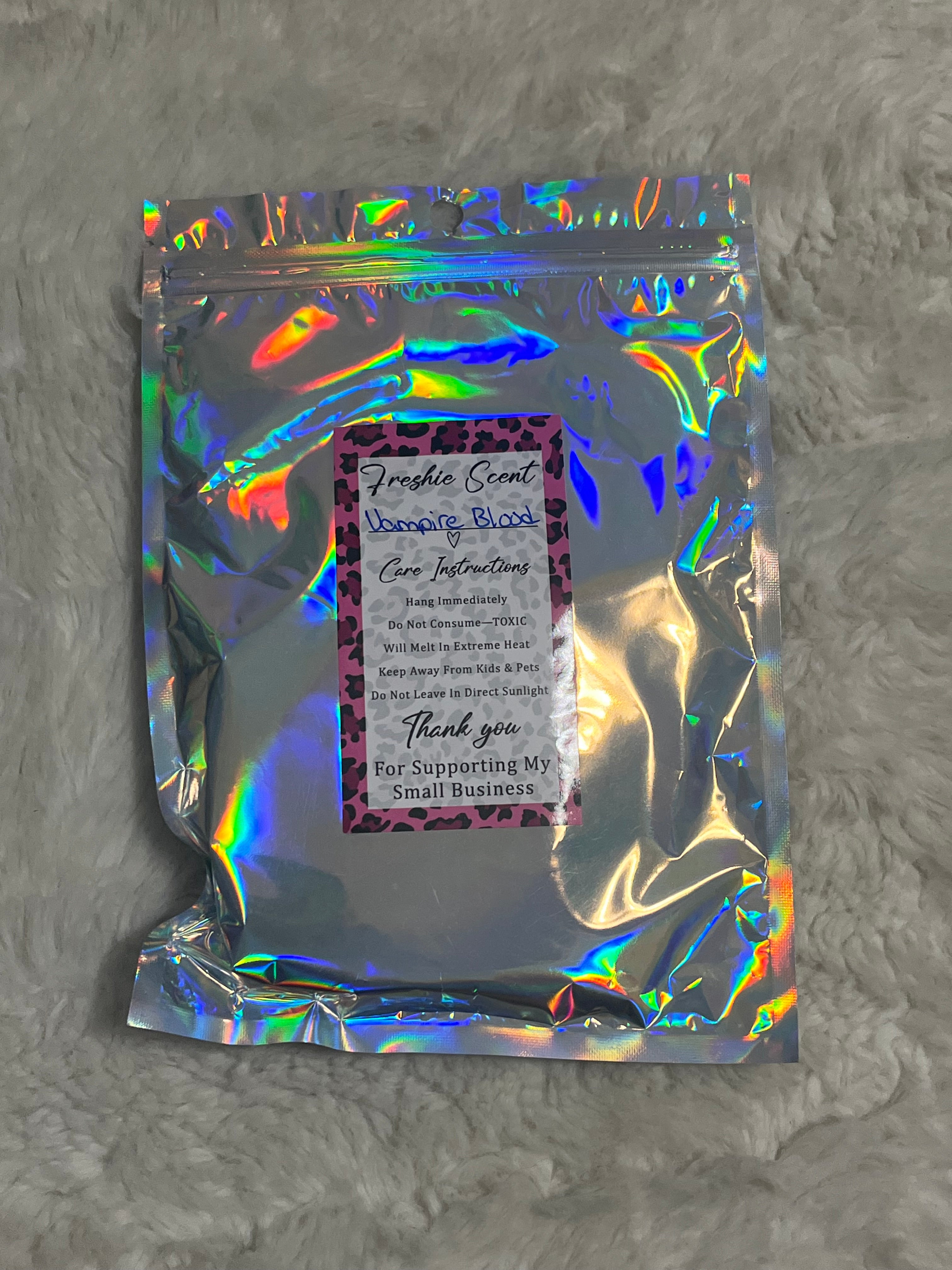 Beaded Letter Freshie