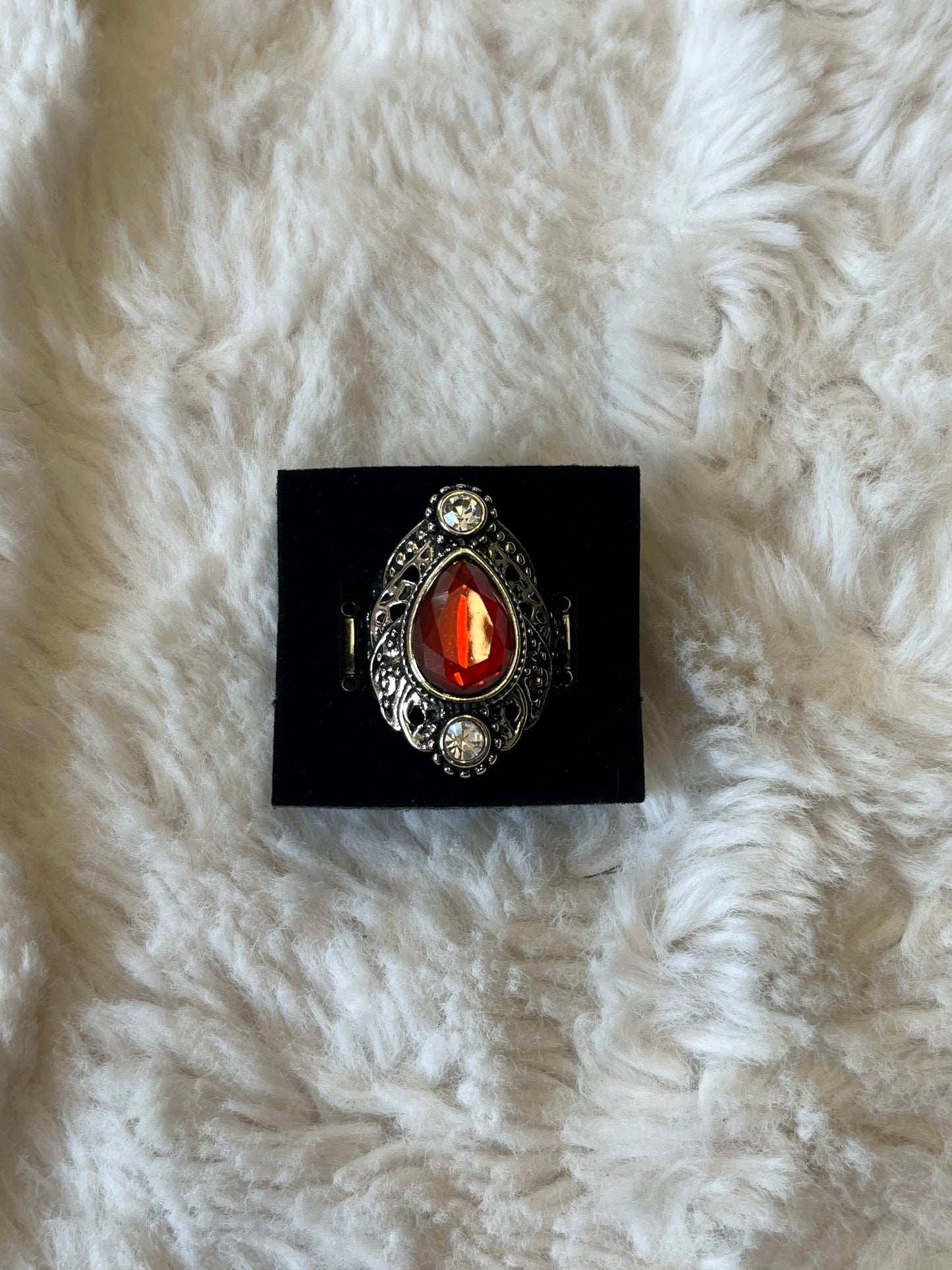 Crimson Ember Ring