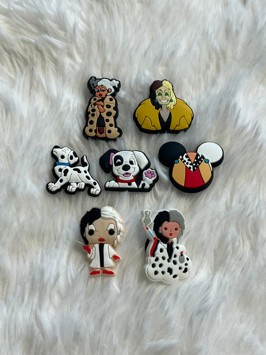 101 Dalmatians Croc Charms