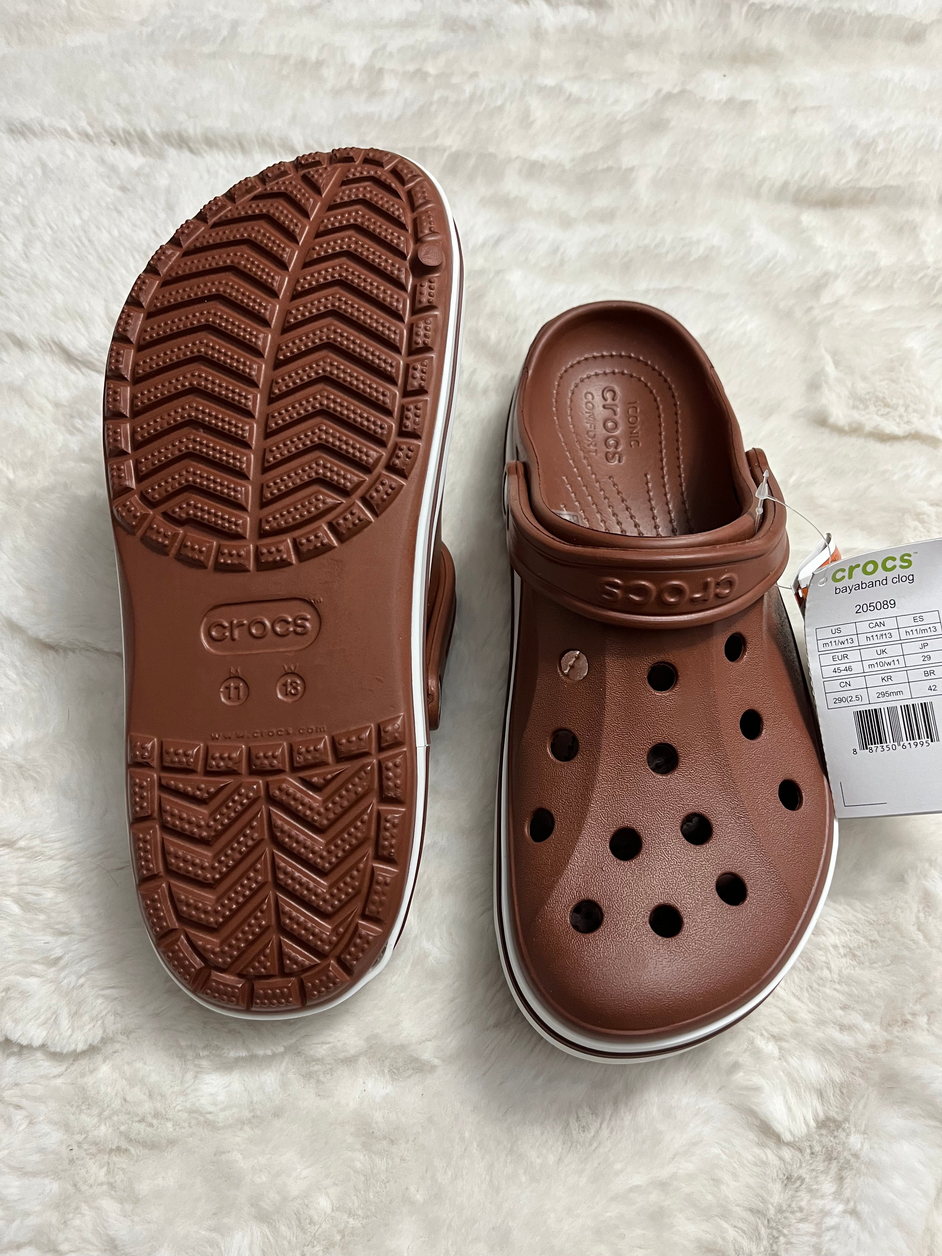 Brown Bayaband Crocs