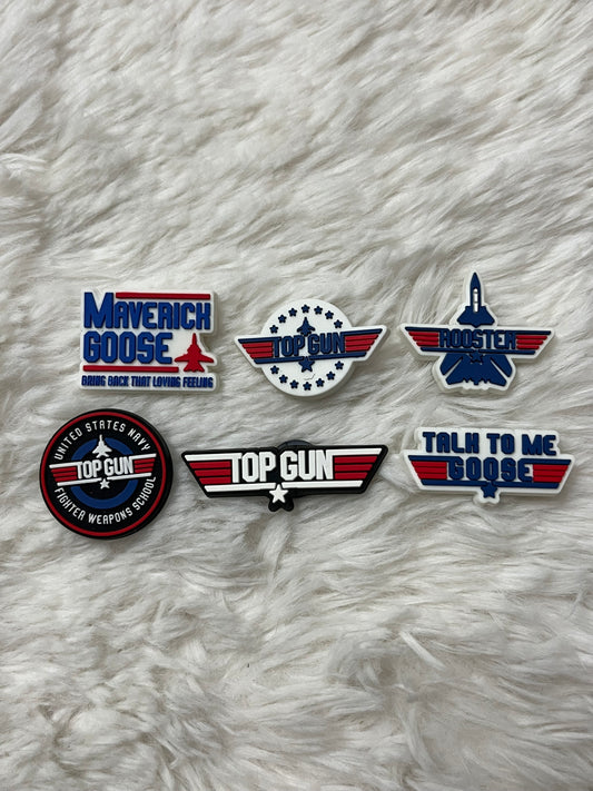 Top Gun Shoe Charms