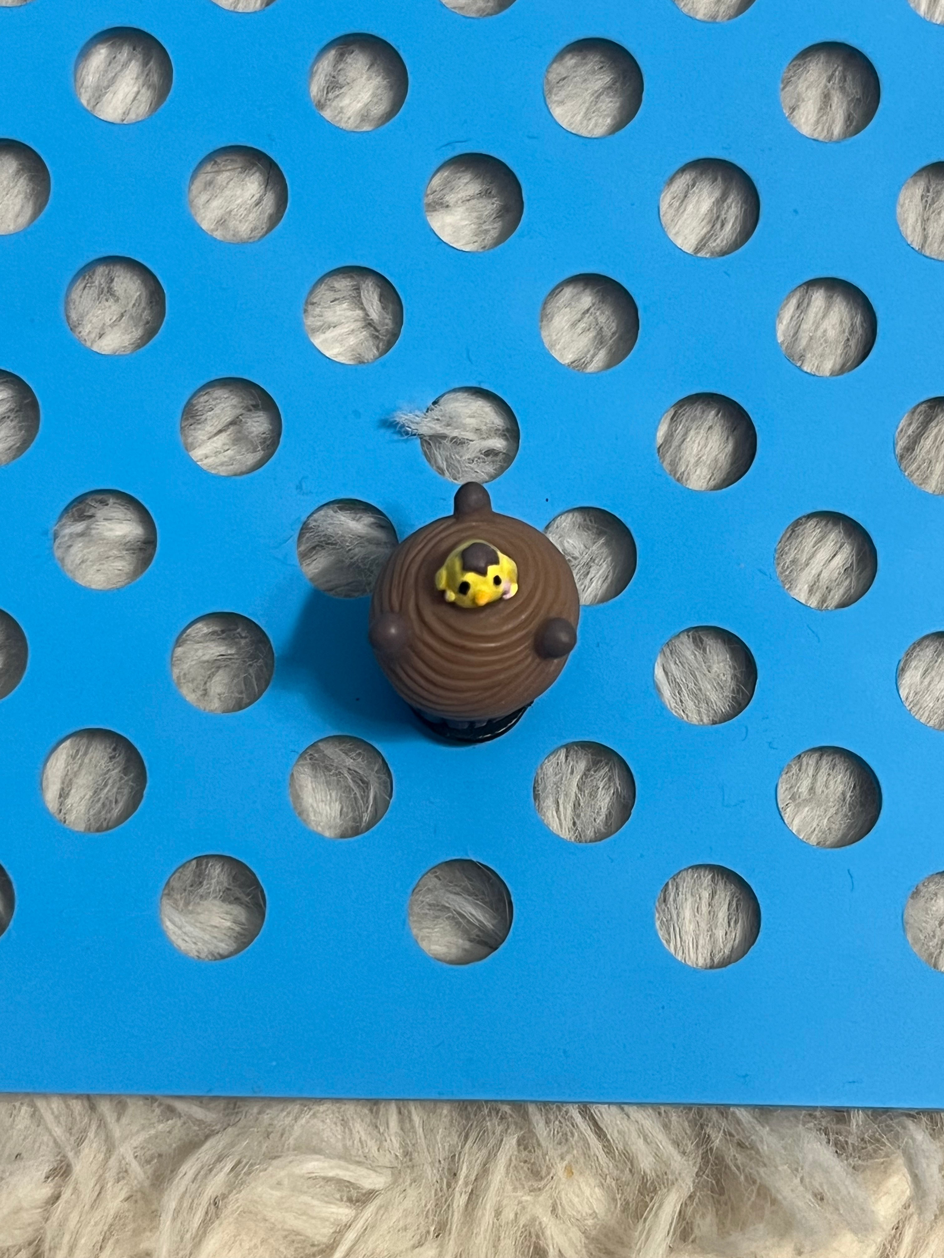 Chick Cupcake Shoe Charm