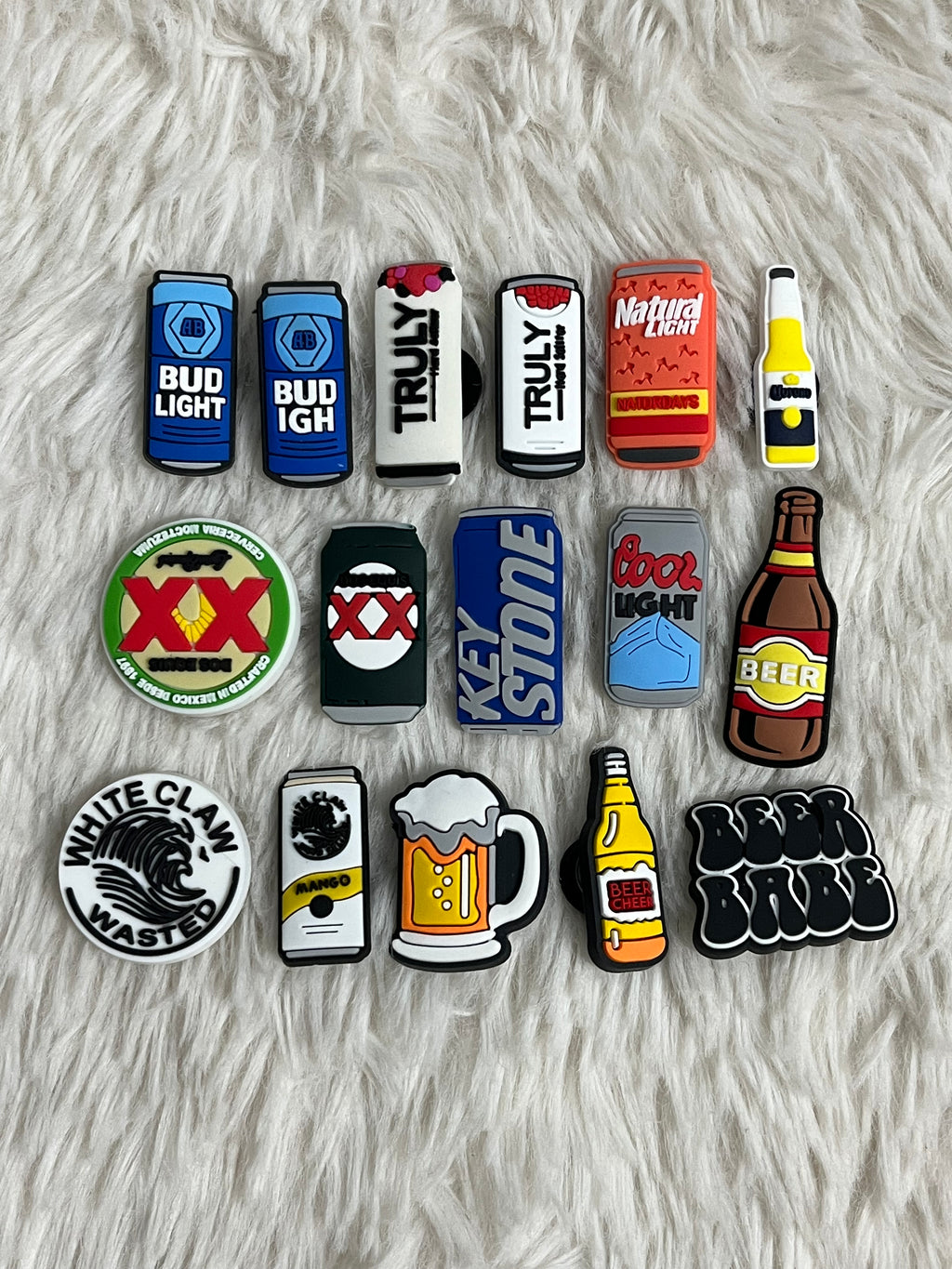 Alcohol (Beer) Shoe Charms