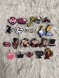 Alice in Wonderland Shoe Charms