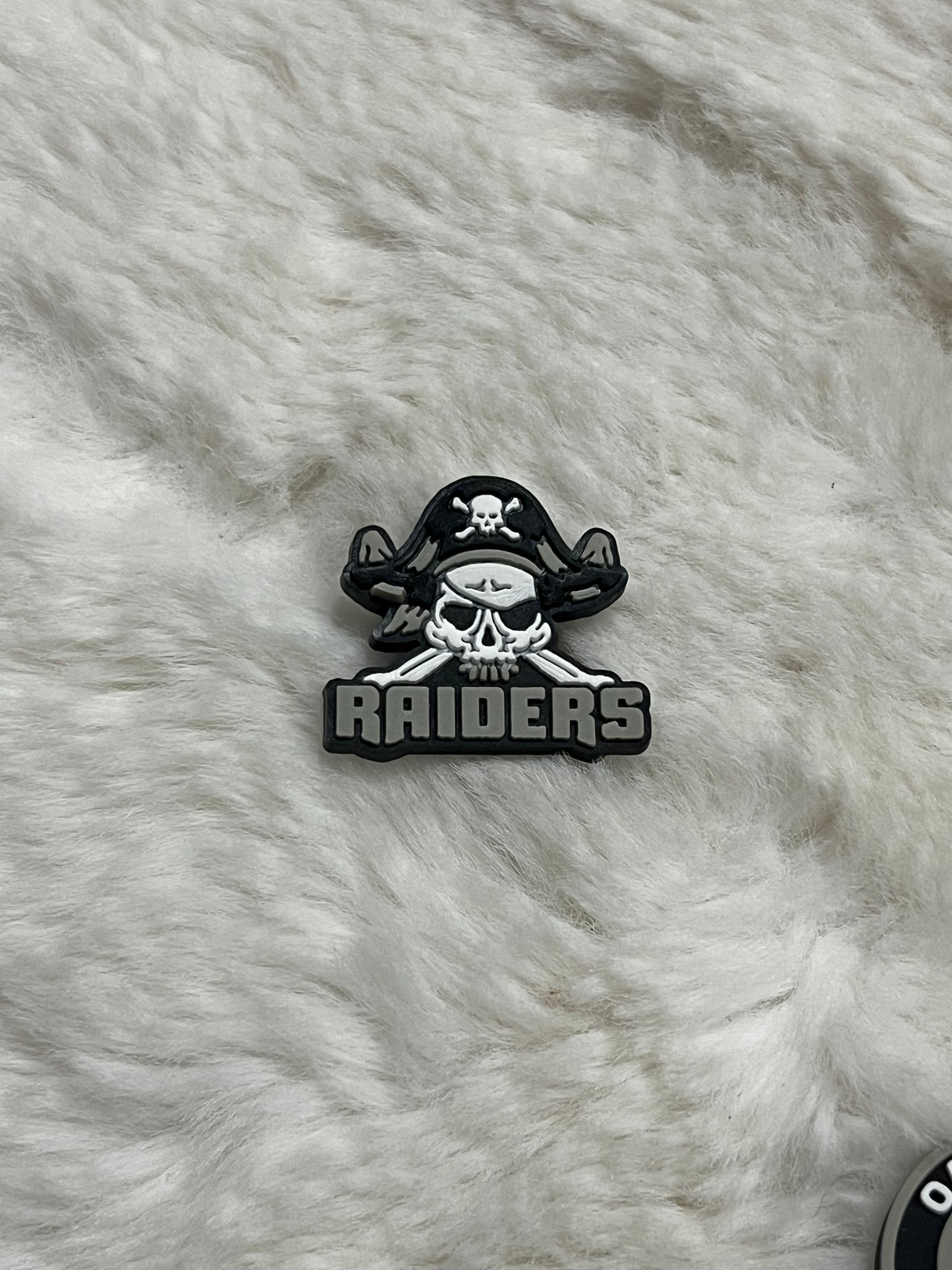 Las Vegas Raiders Croc Charms
