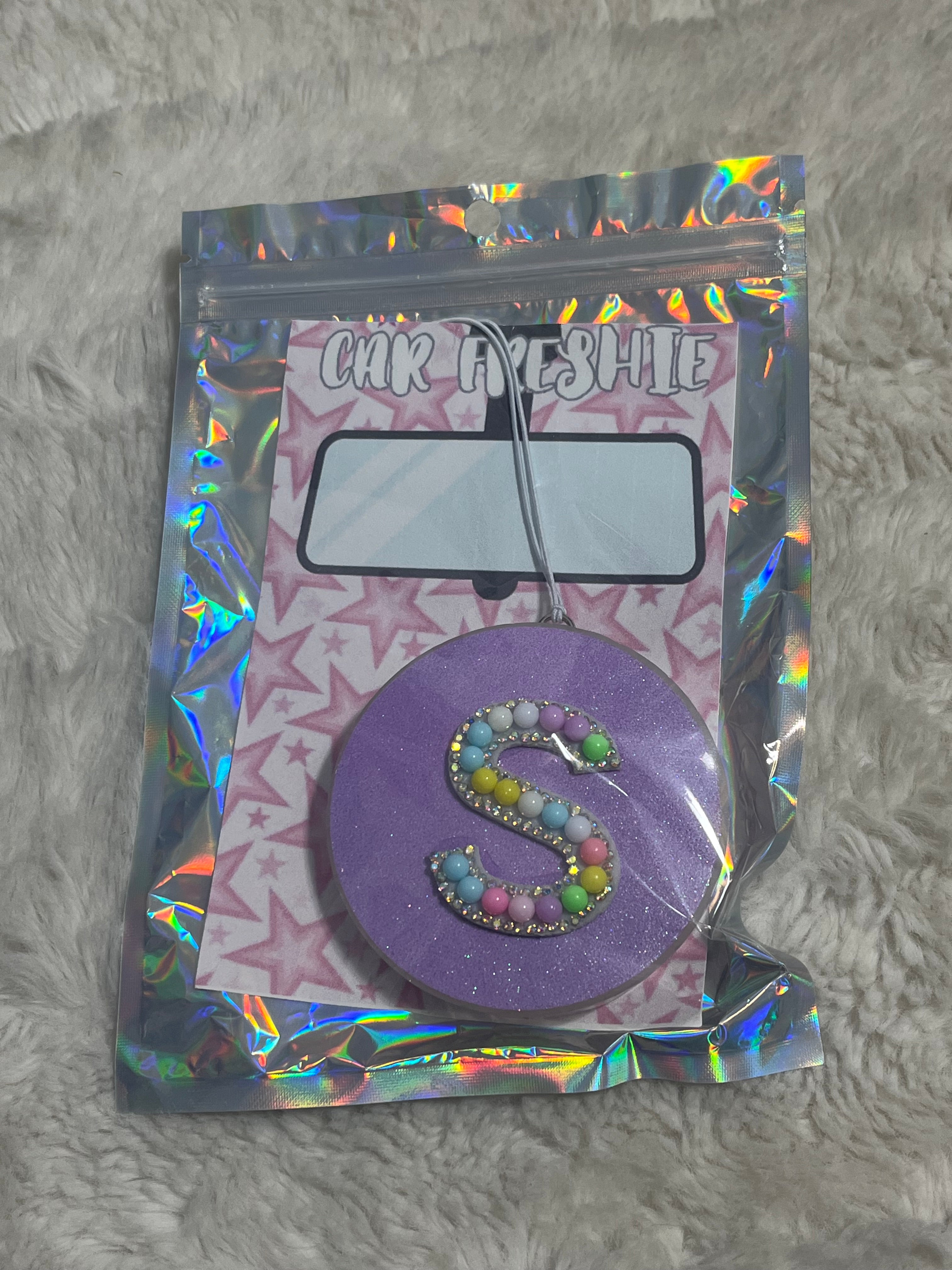 Beaded Letter Freshie