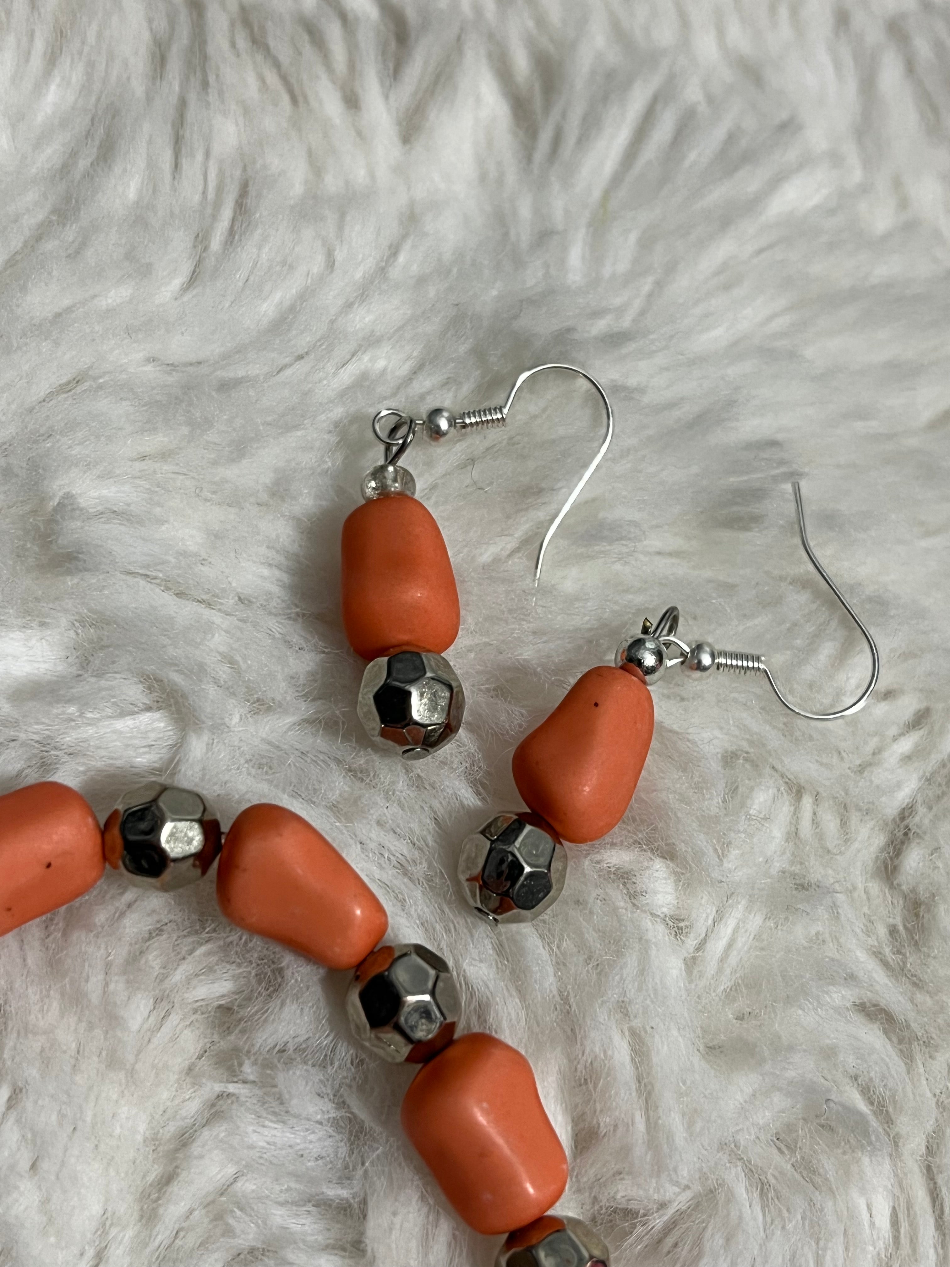 Coral Steel Bracelet Set