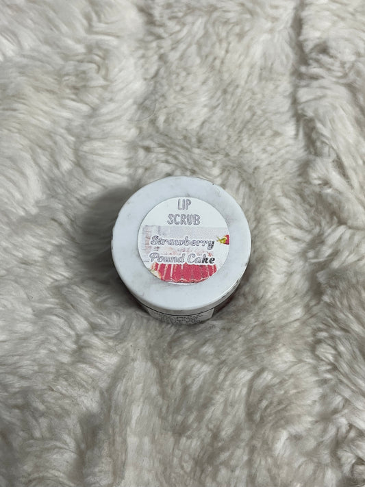Strawberry Pound Cake Lip Scrub