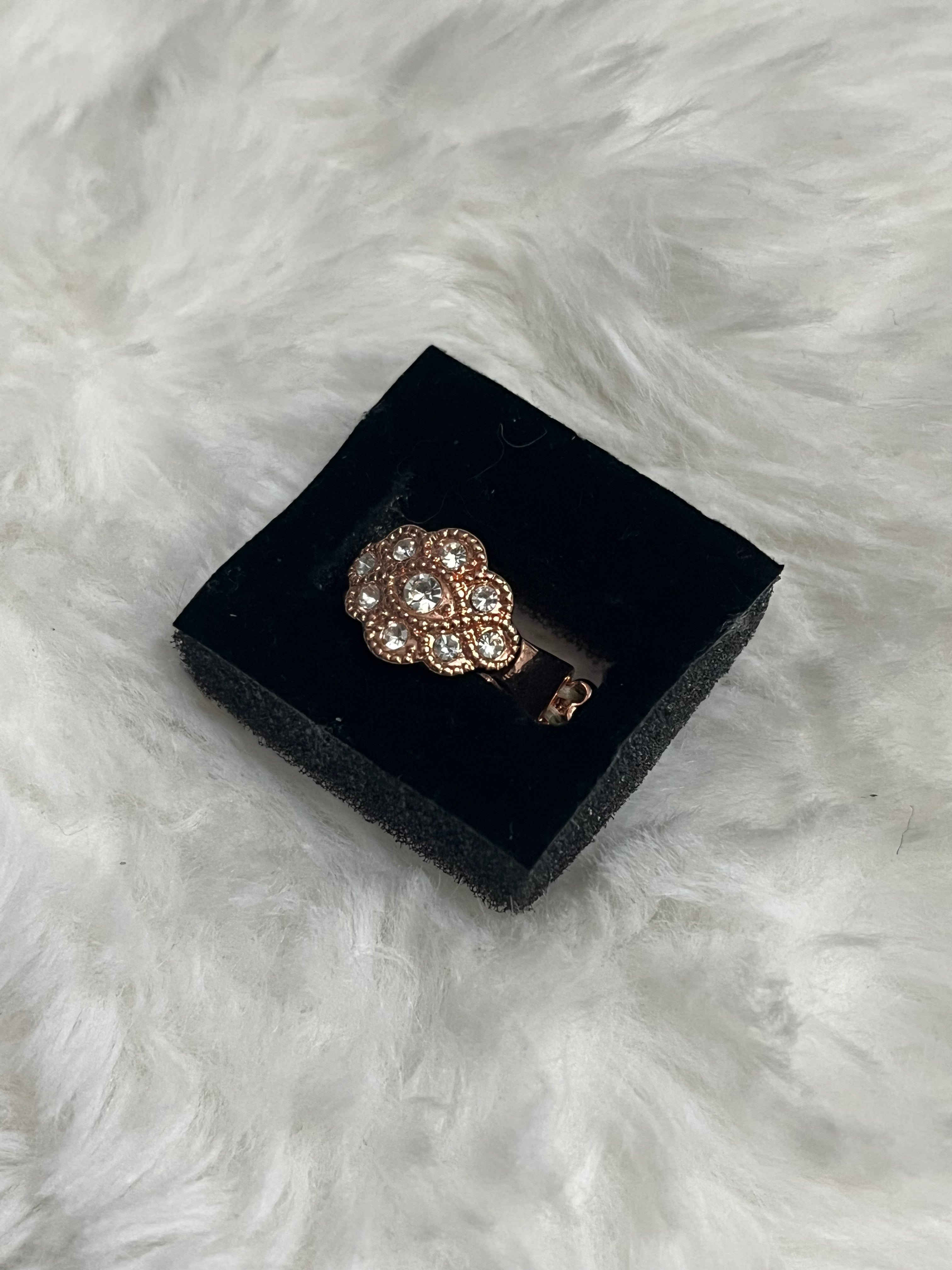 Floral Frou Frou Paparazzi Ring