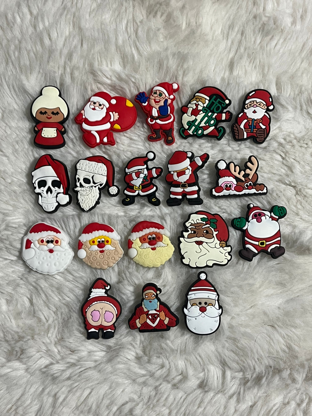 Christmas (Santa) Shoe Charms
