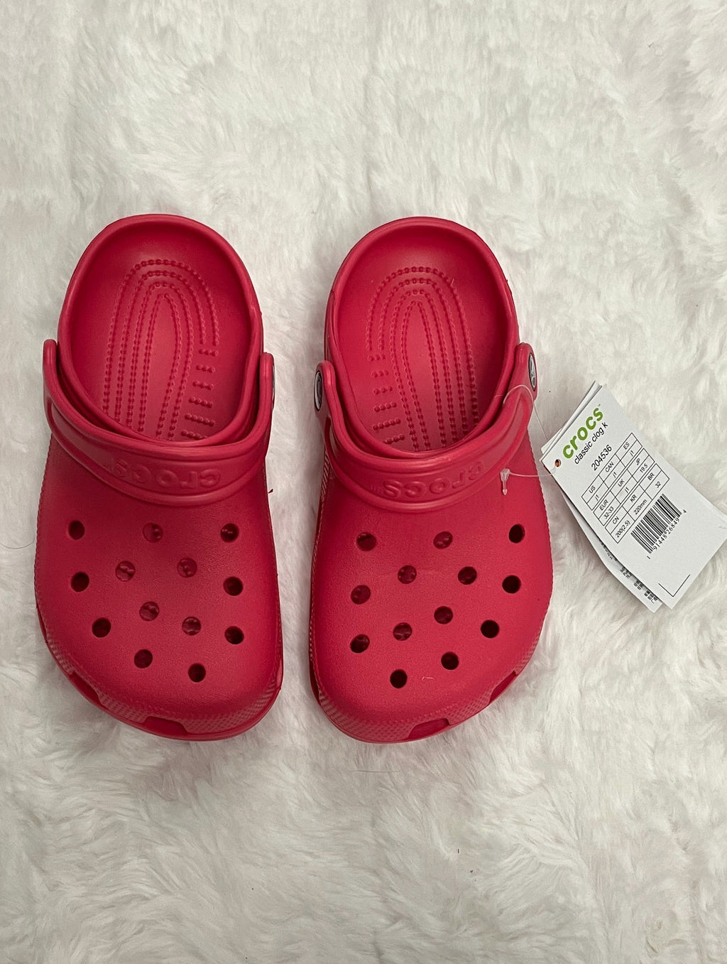 Dark Pink Crocs