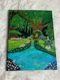 Whispers of the Woodland Fairy Painting