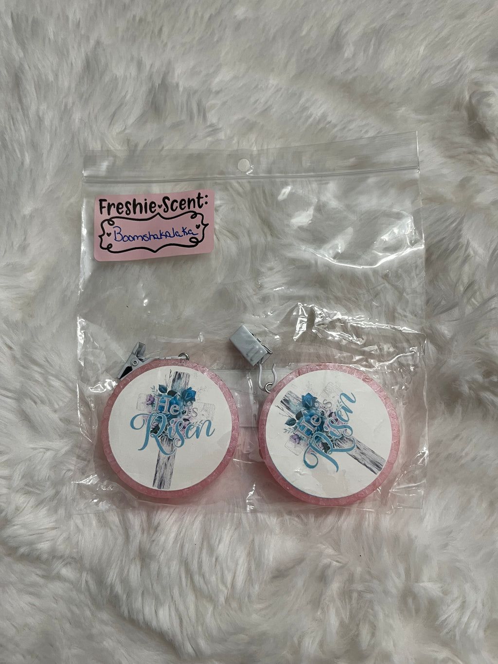 He is Risen Freshie Vent Clip