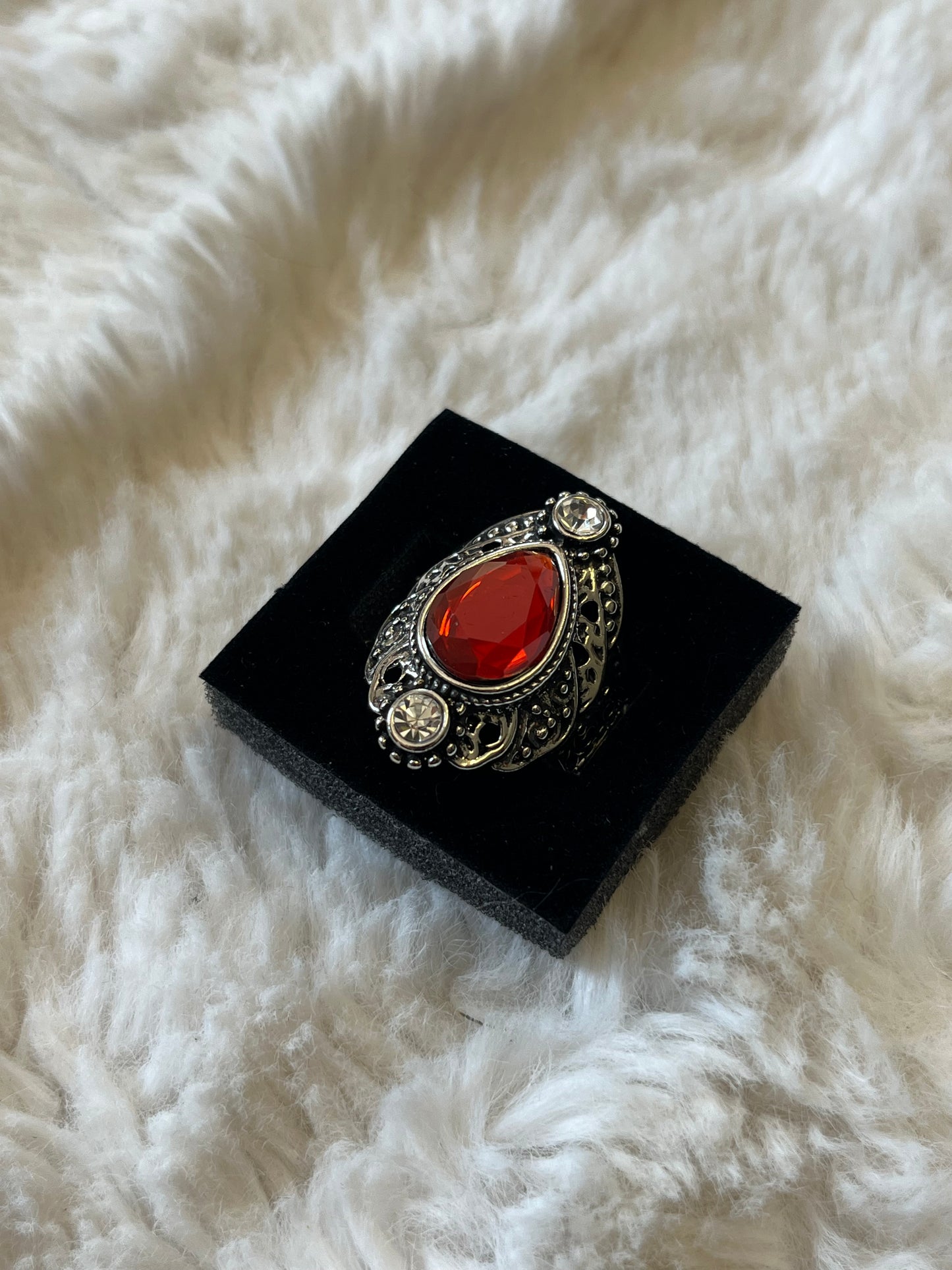 Crimson Ember Ring