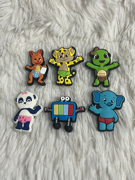 Word Party Shoe Charms