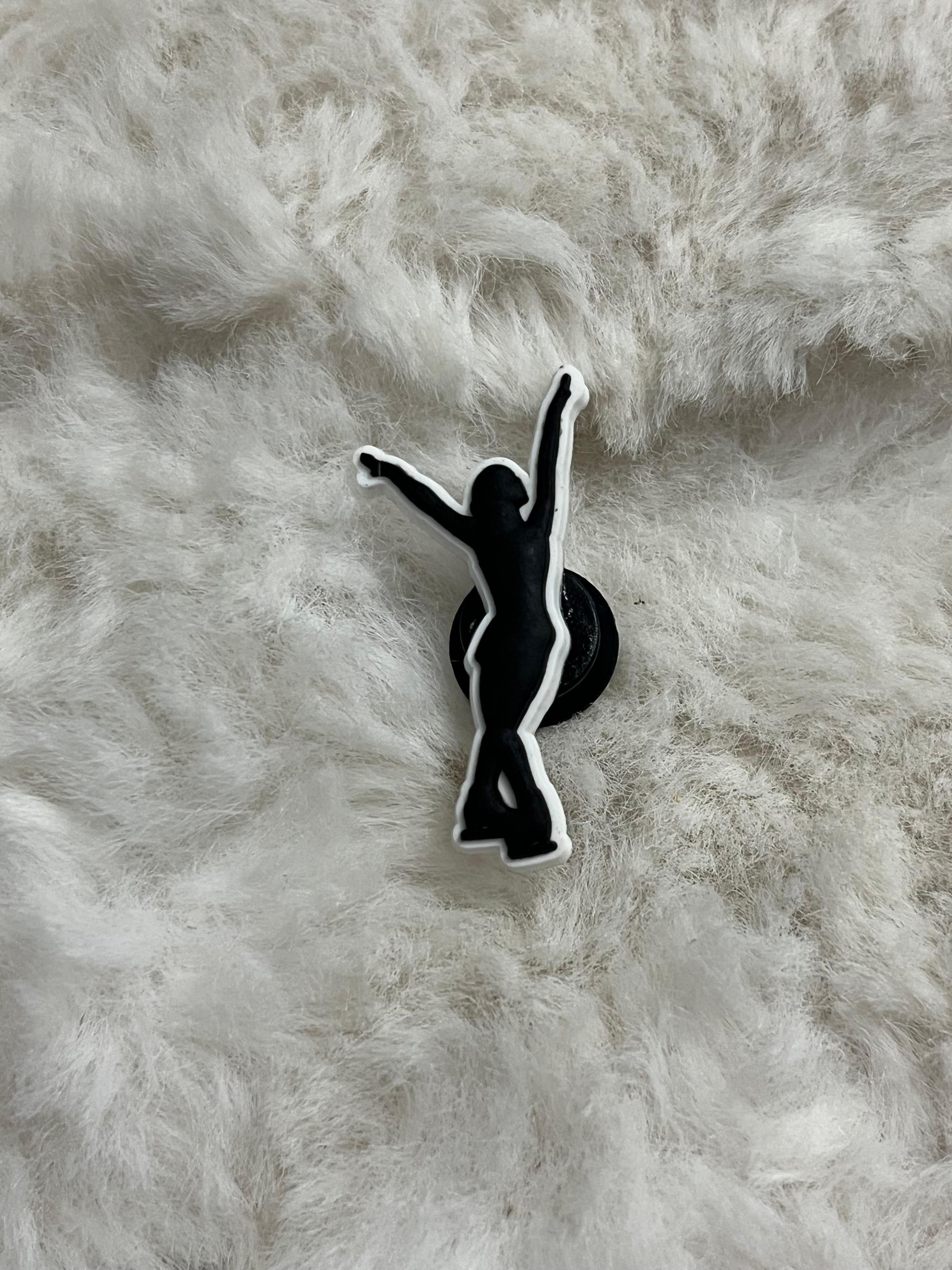 Figure Skating Croc Charms