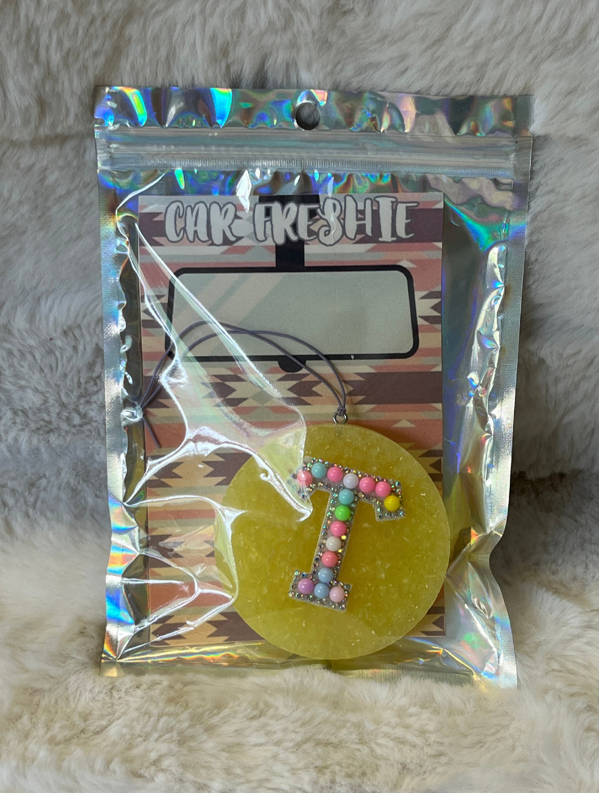 Beaded Letter Freshie