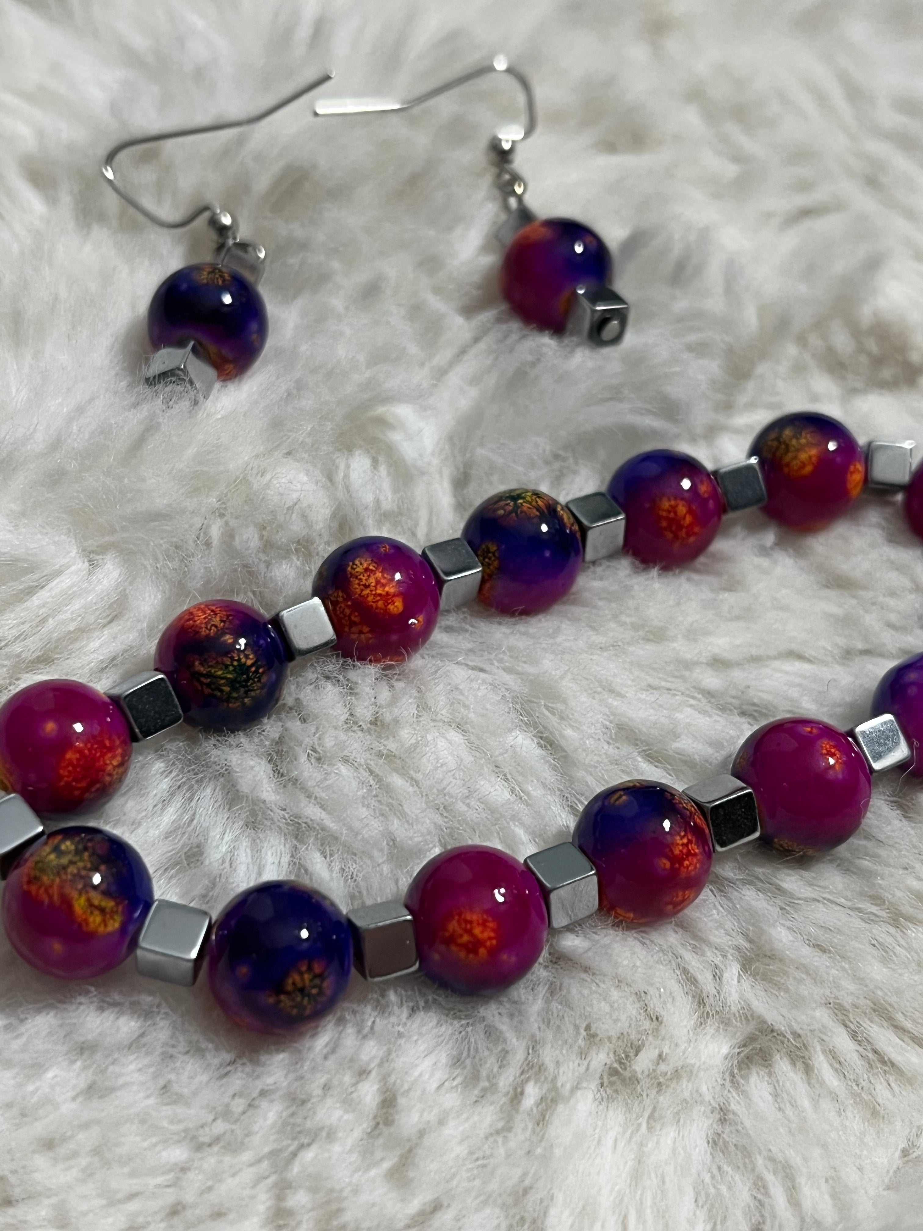 Cosmic Ember Bracelet Set