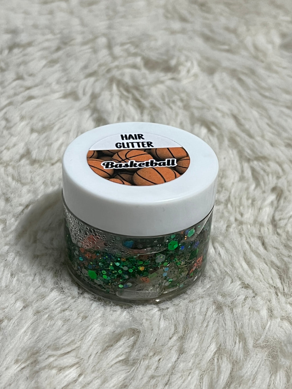 Basketball Hair & Body Glitter