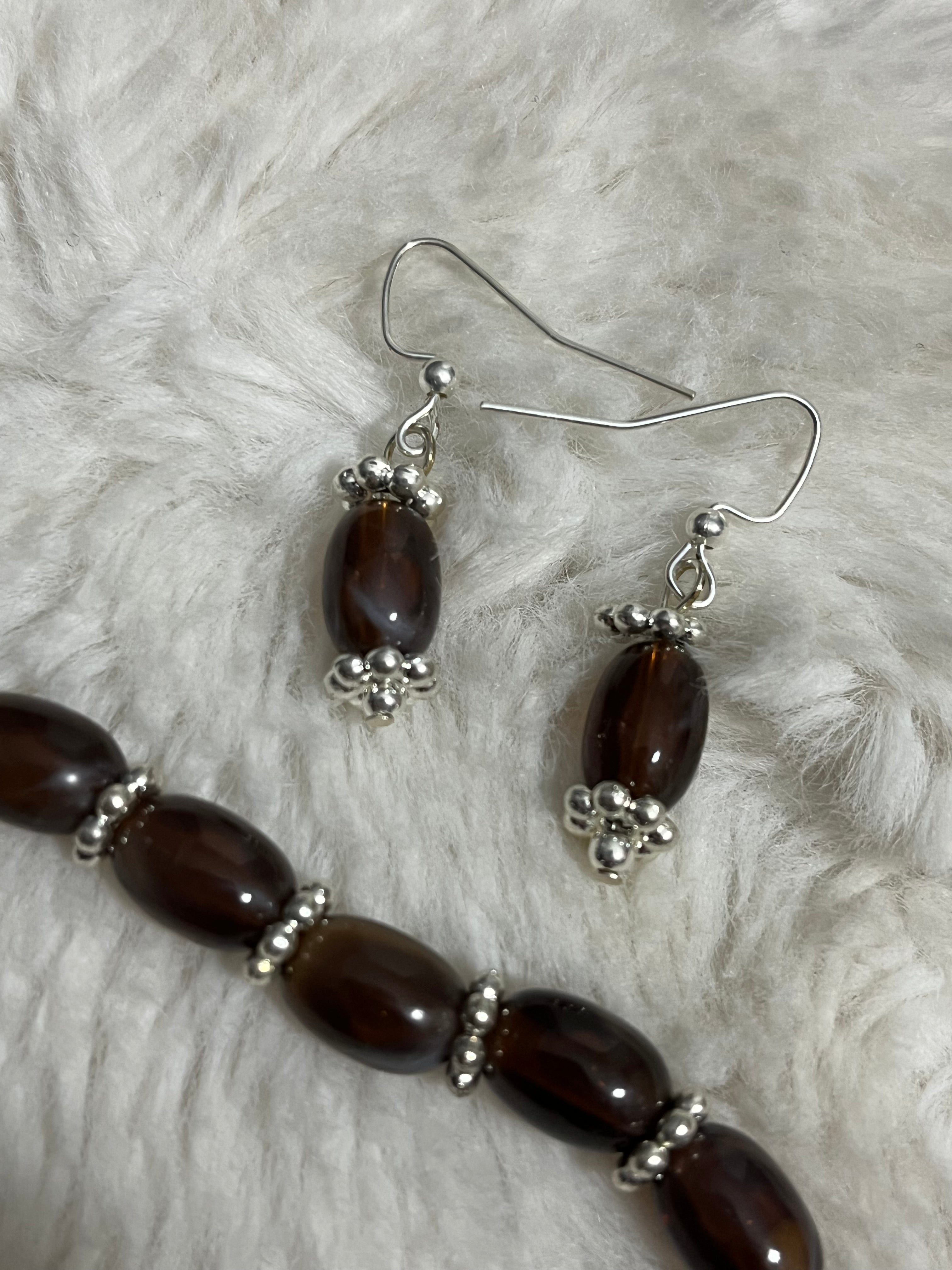 Smokey Cocoa Elegance Bracelet Set