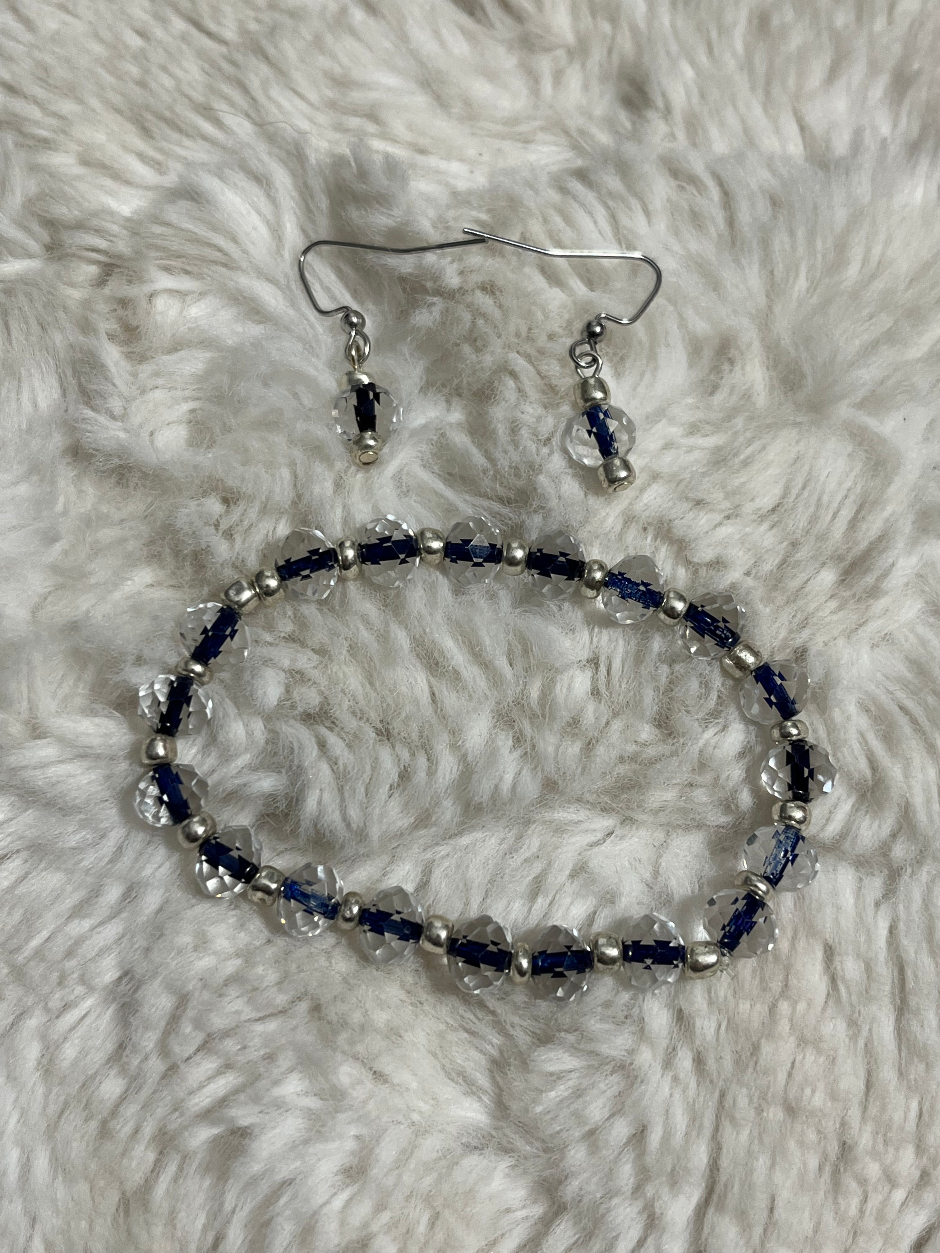 Midnight Crystal Bracelet Set