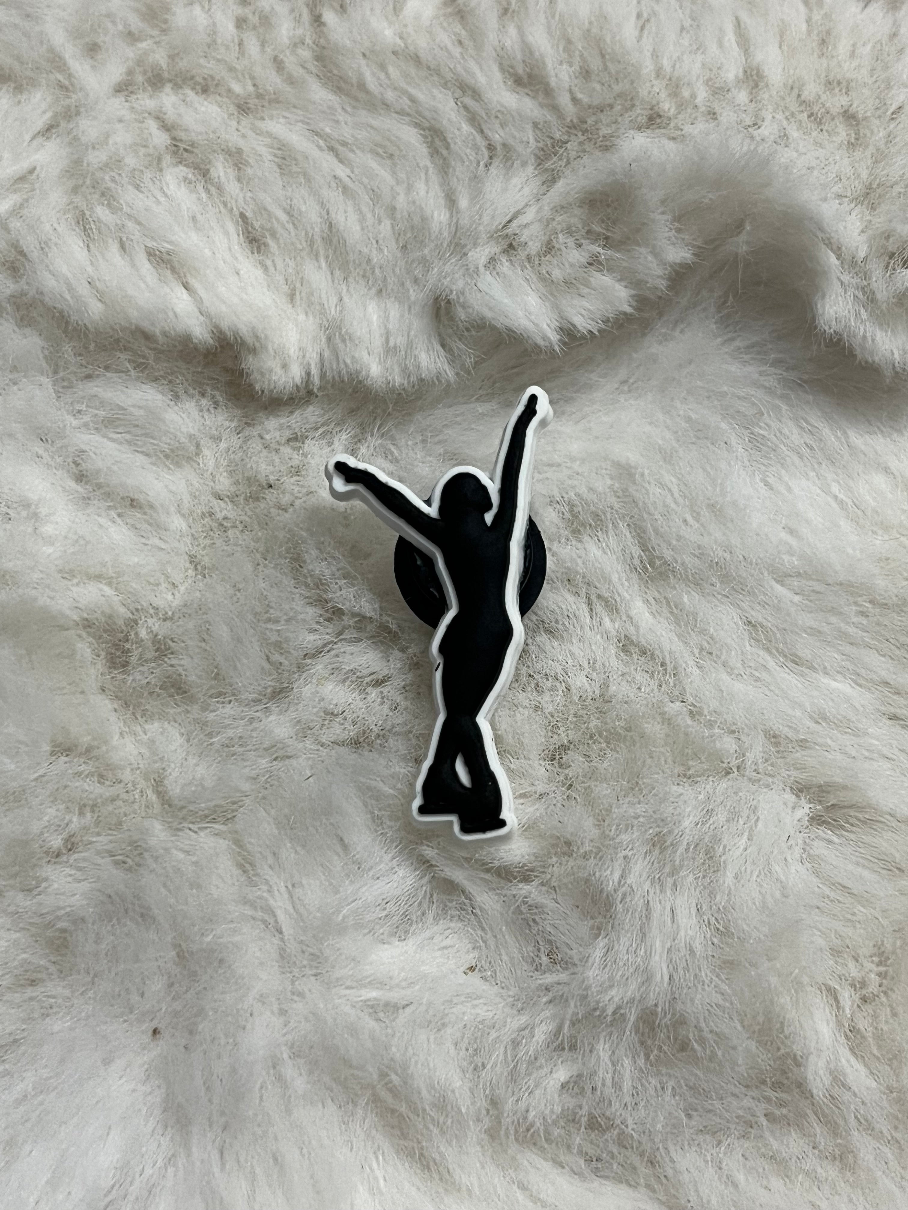 Figure Skating Croc Charms