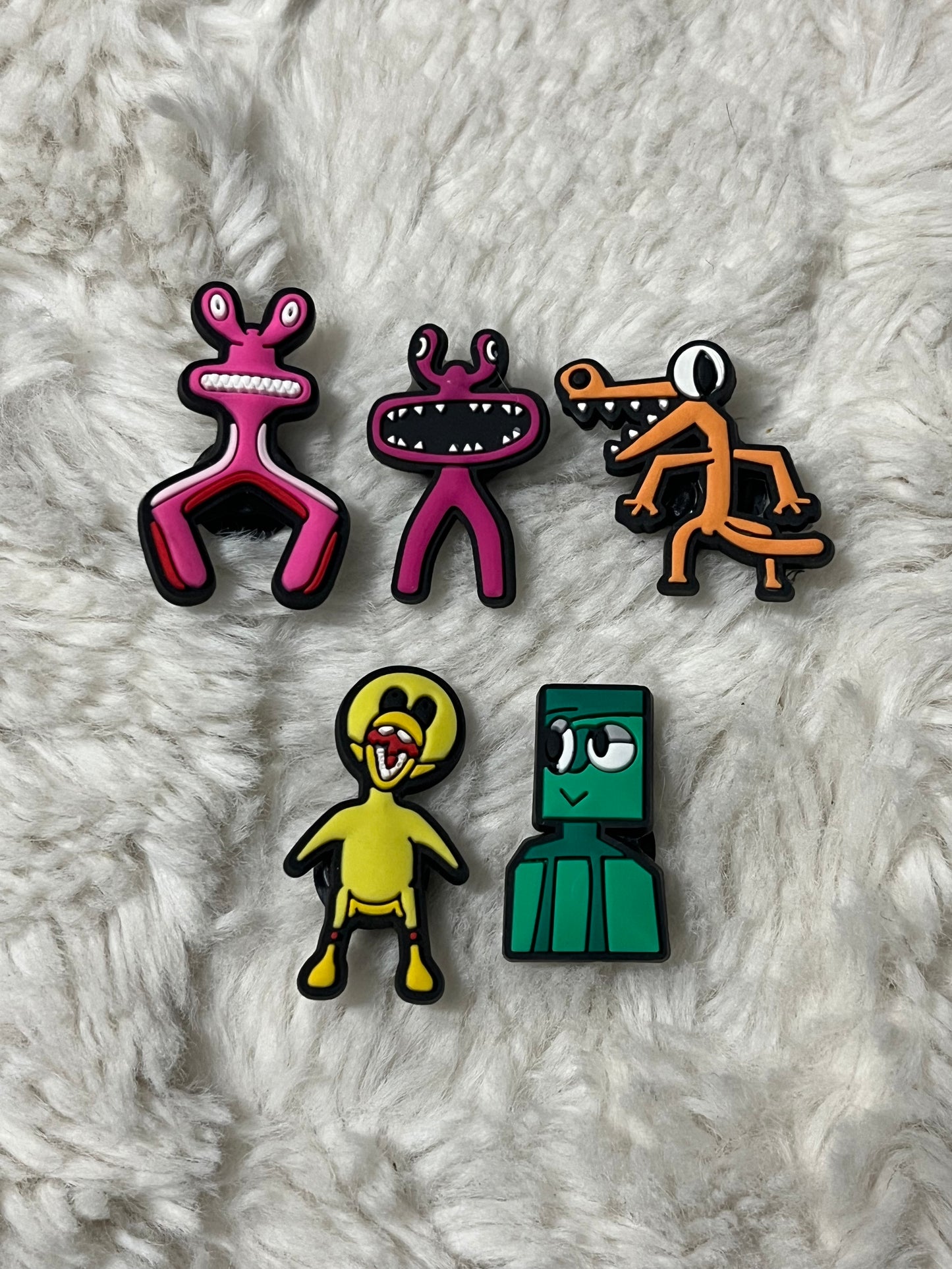 Rainbow Friends Shoe Charms