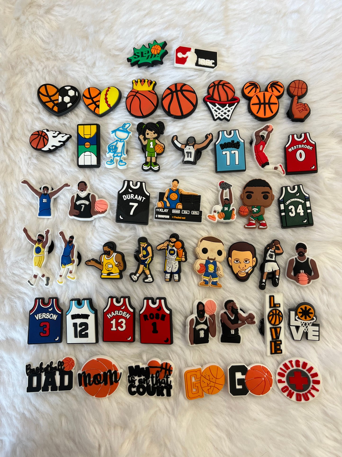 Basketball Croc Charms