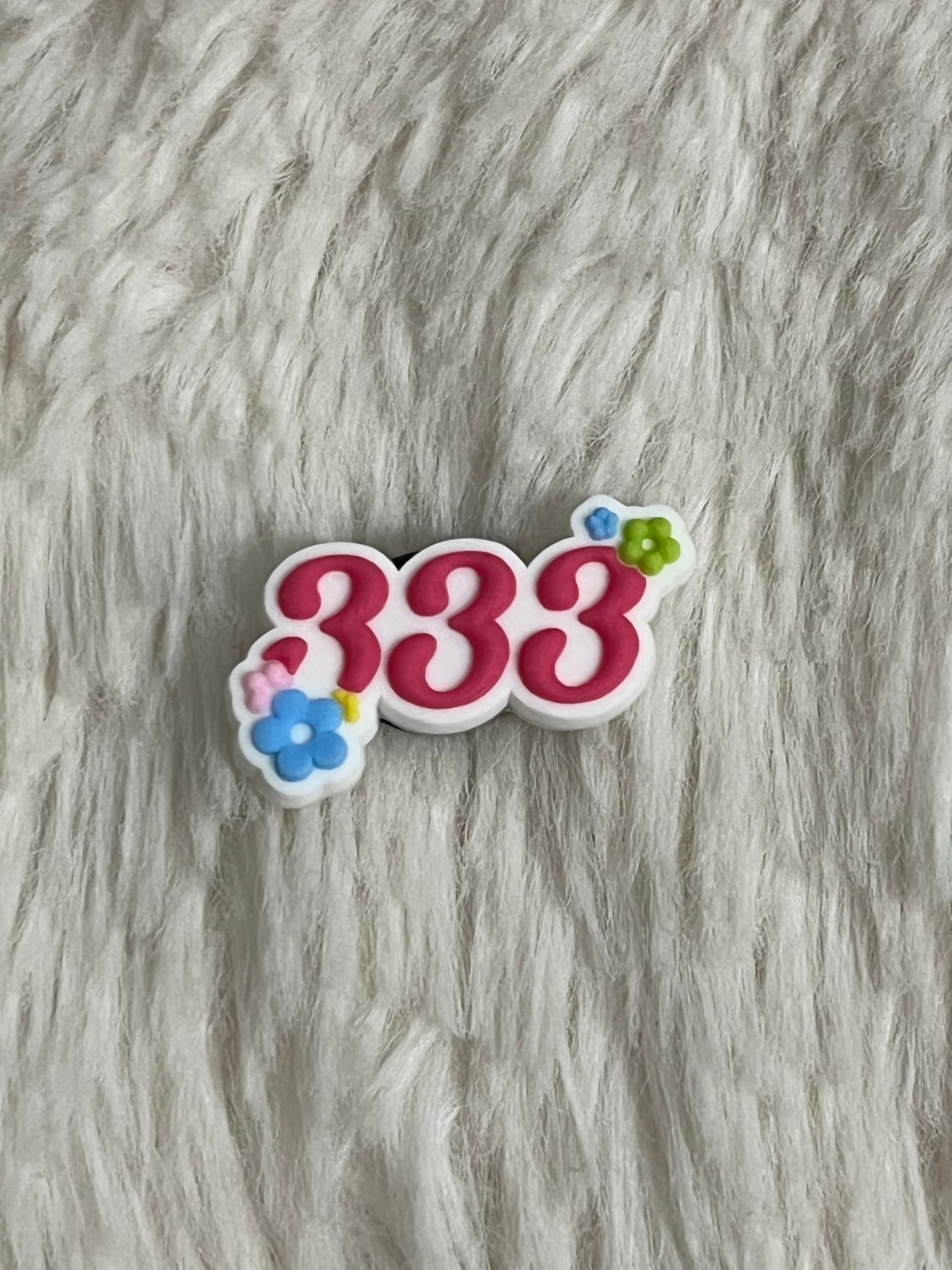 Angel Numbers Shoe Charms