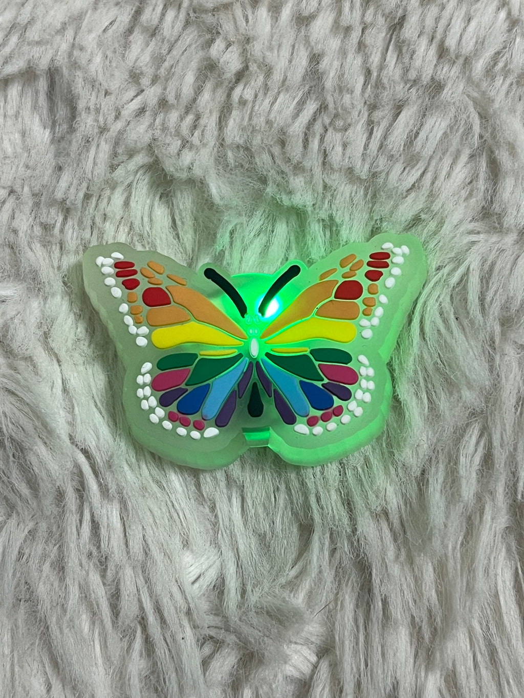 Butterfly Light Up Shoe Charm
