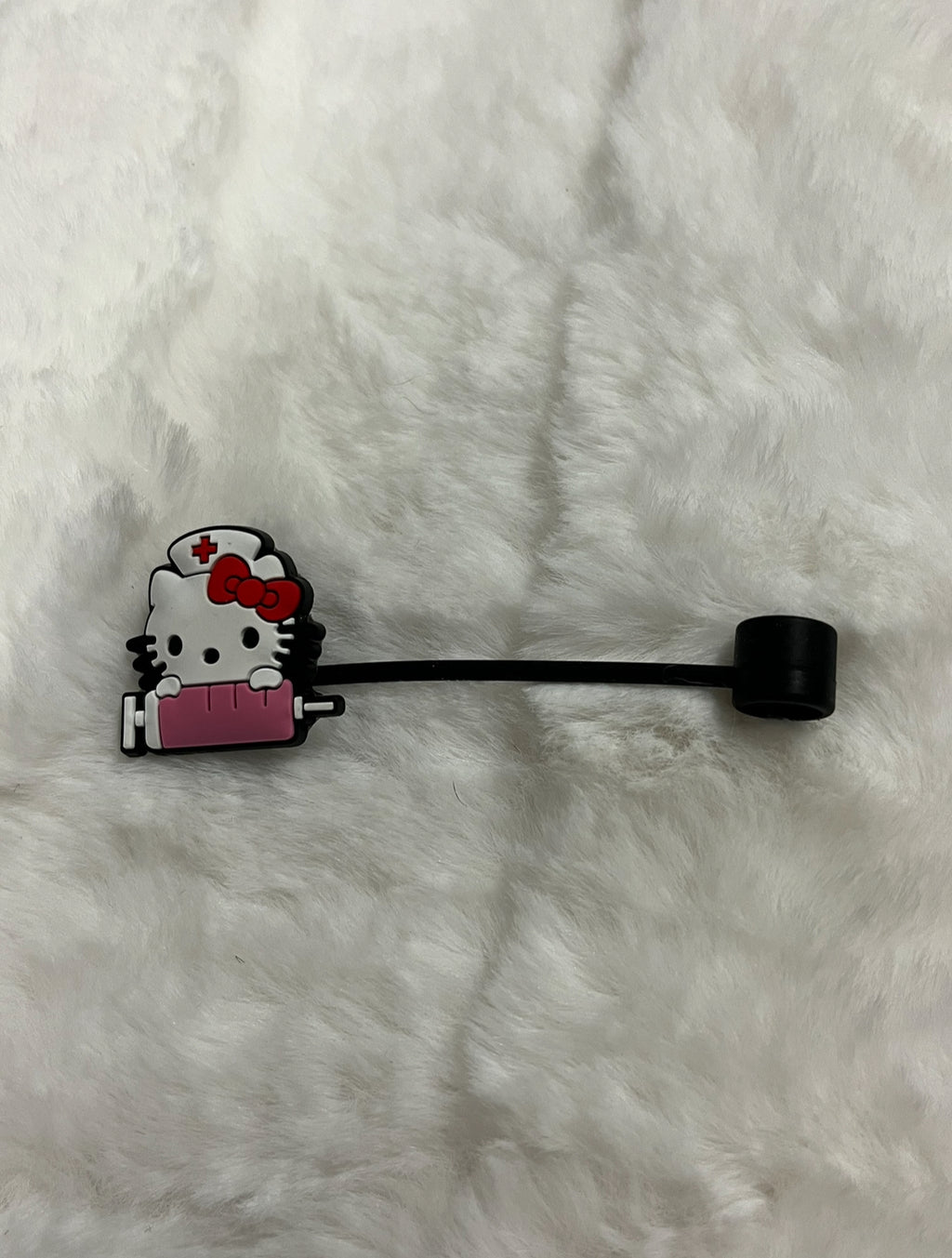 Hello Kitty Medical Straw Topper