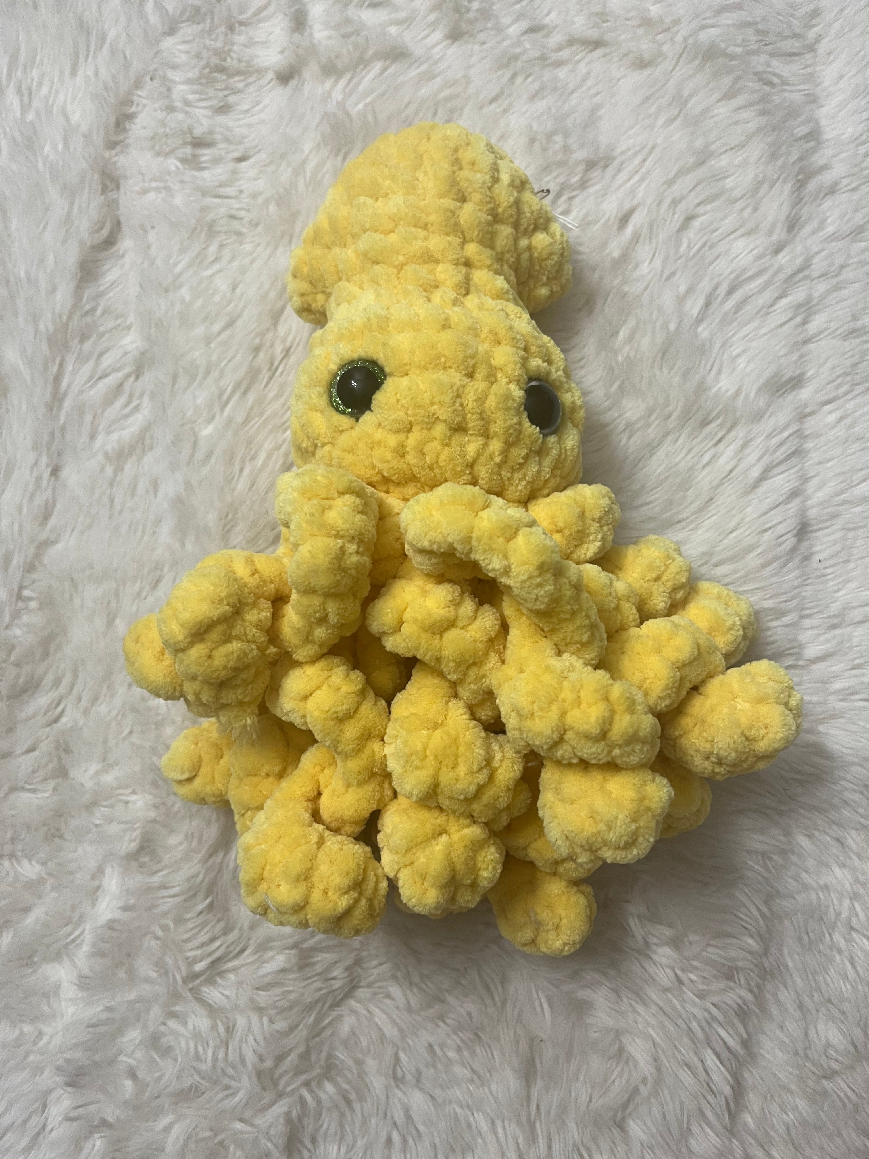 Sunny the Squid Crochet Plushie